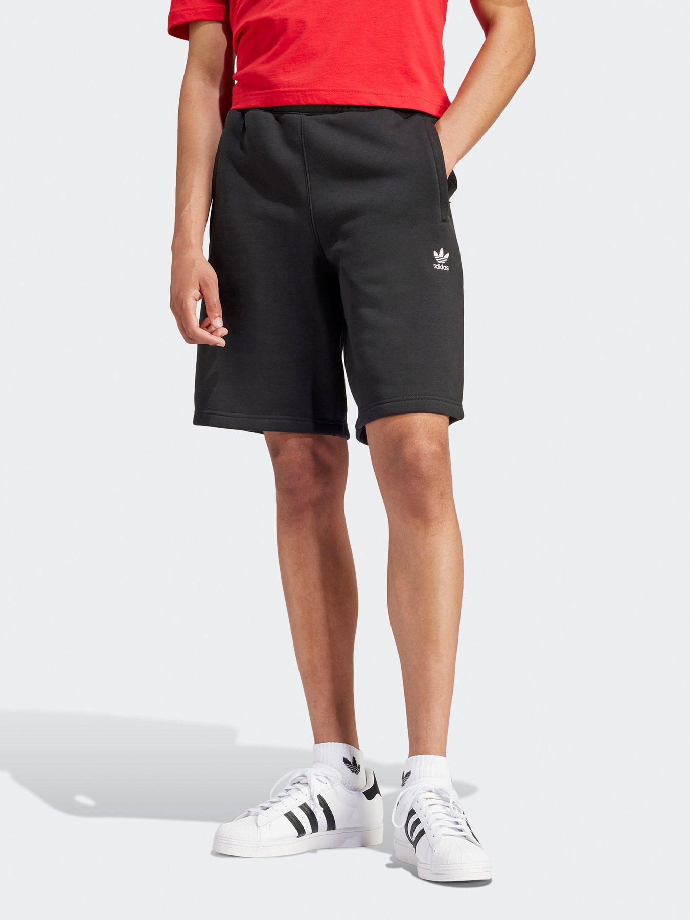adidas-originals-mens-trefoil-essentials-shorts-black