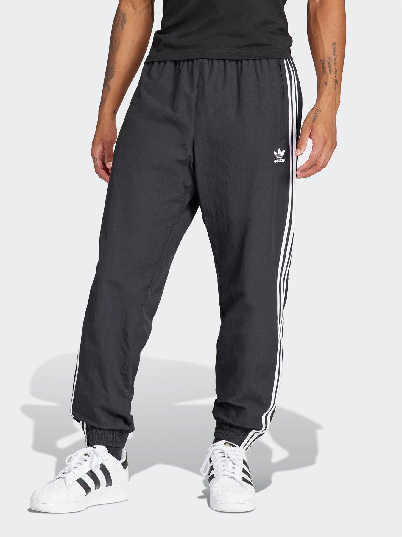 adidas Originals Men's Firebird Adicolor Woven Trackpant - Black