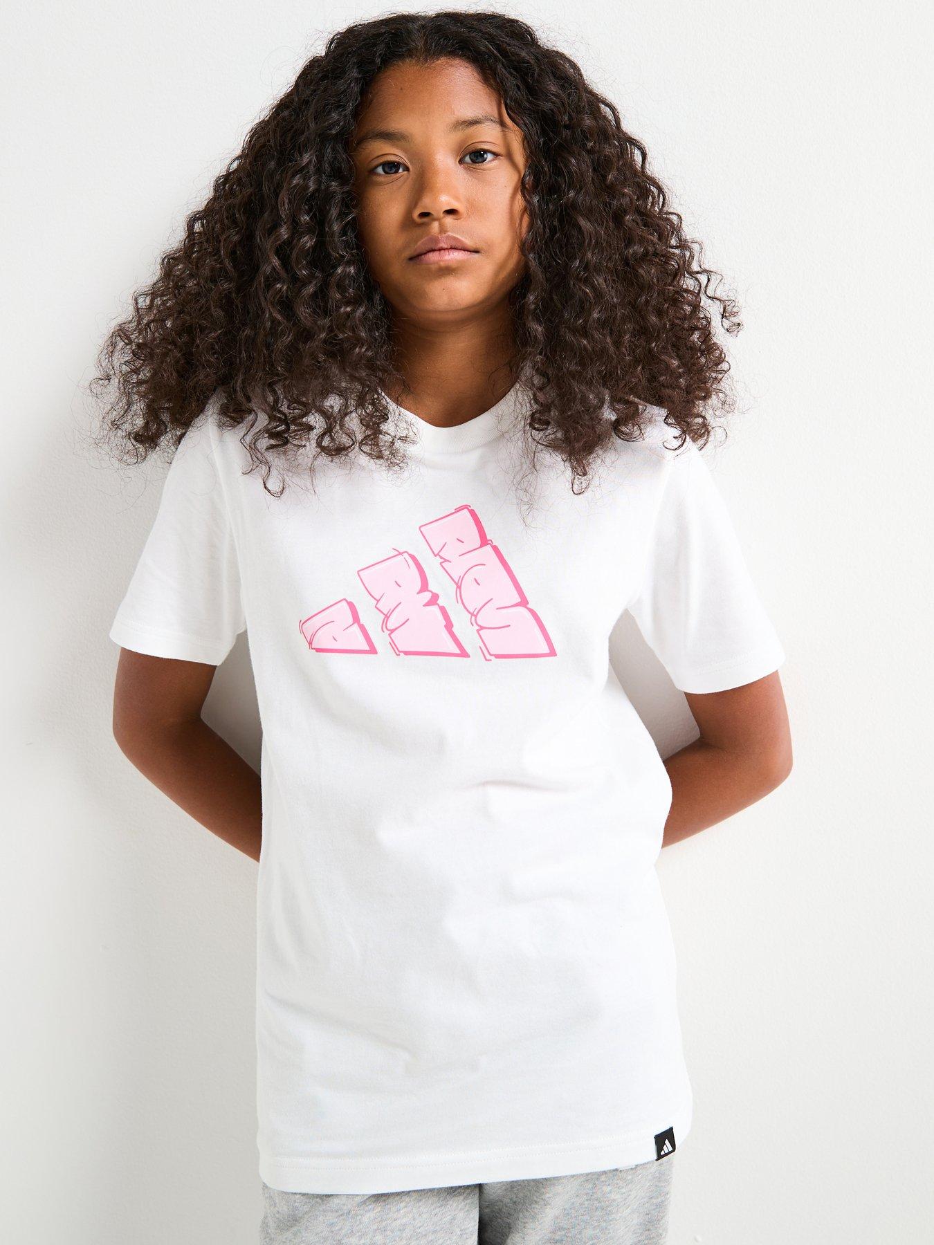 adidas Sportswear Junior Unisex Graphic T-shirt-white