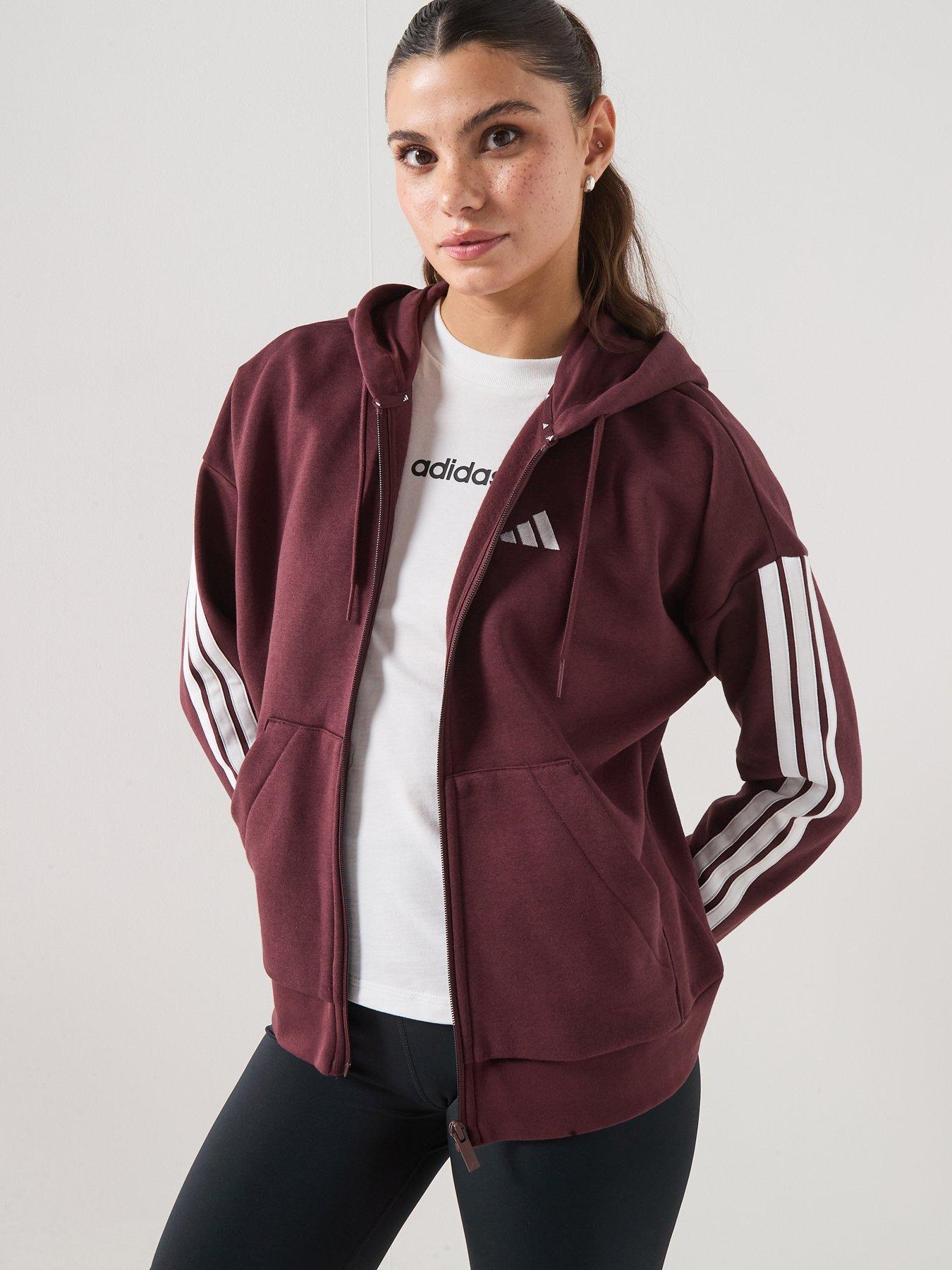 adidas-sportswear-womens-essentials-hooded-tracksuitnbsp-topnbsp--aurora-ruby