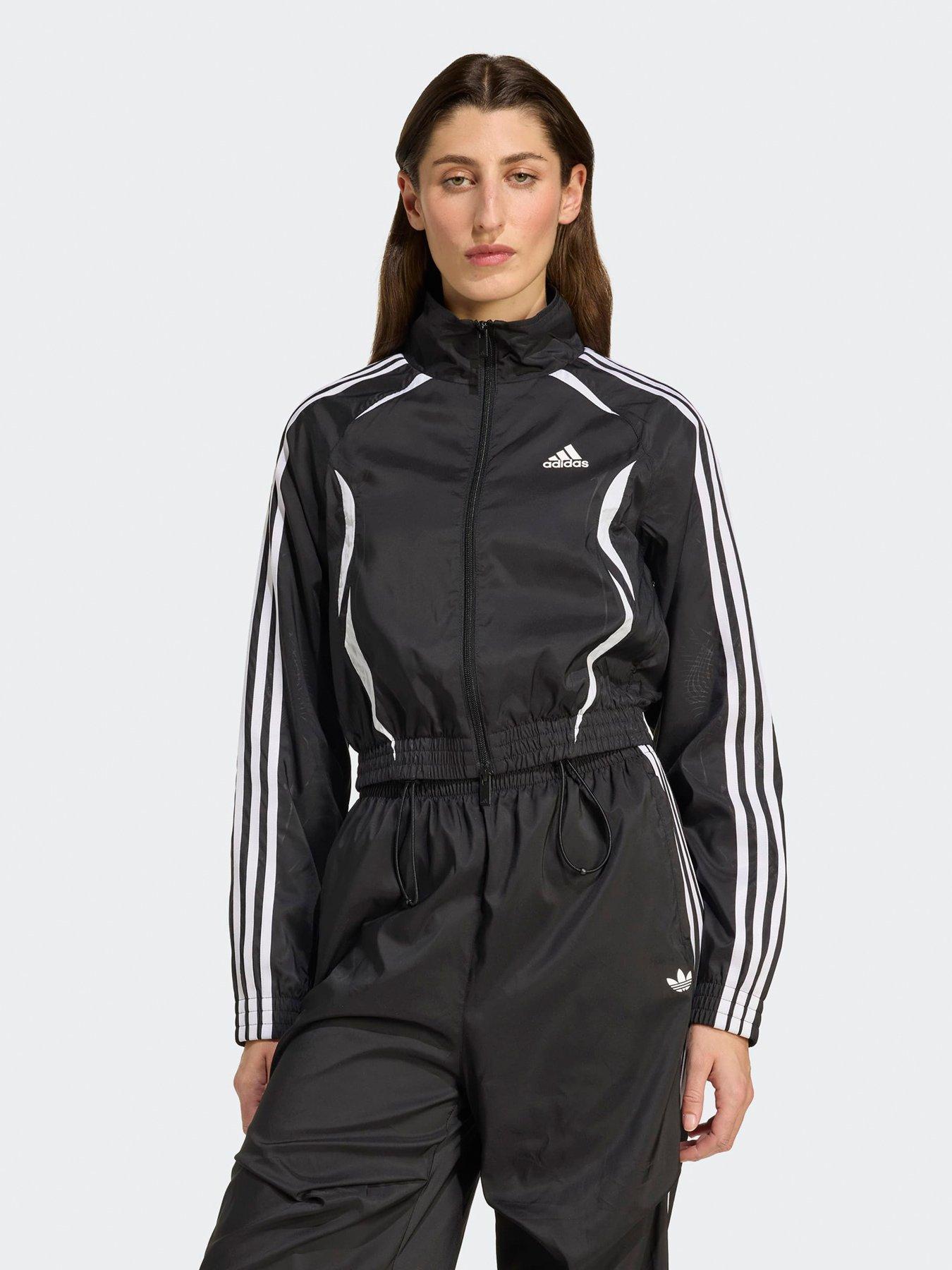 adidas Originals Womens Teamgeist Slim Track Top - Black