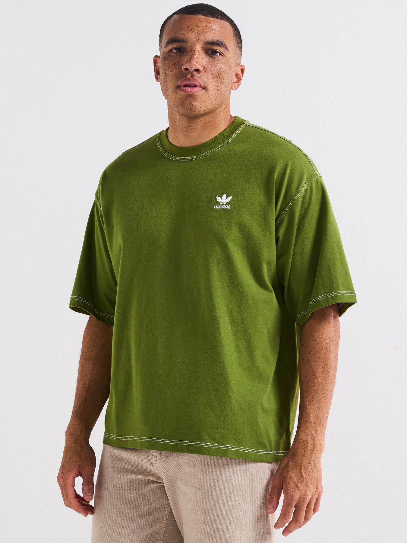 adidas Originals Men's Trefoil Essentials T-Shirt - Green