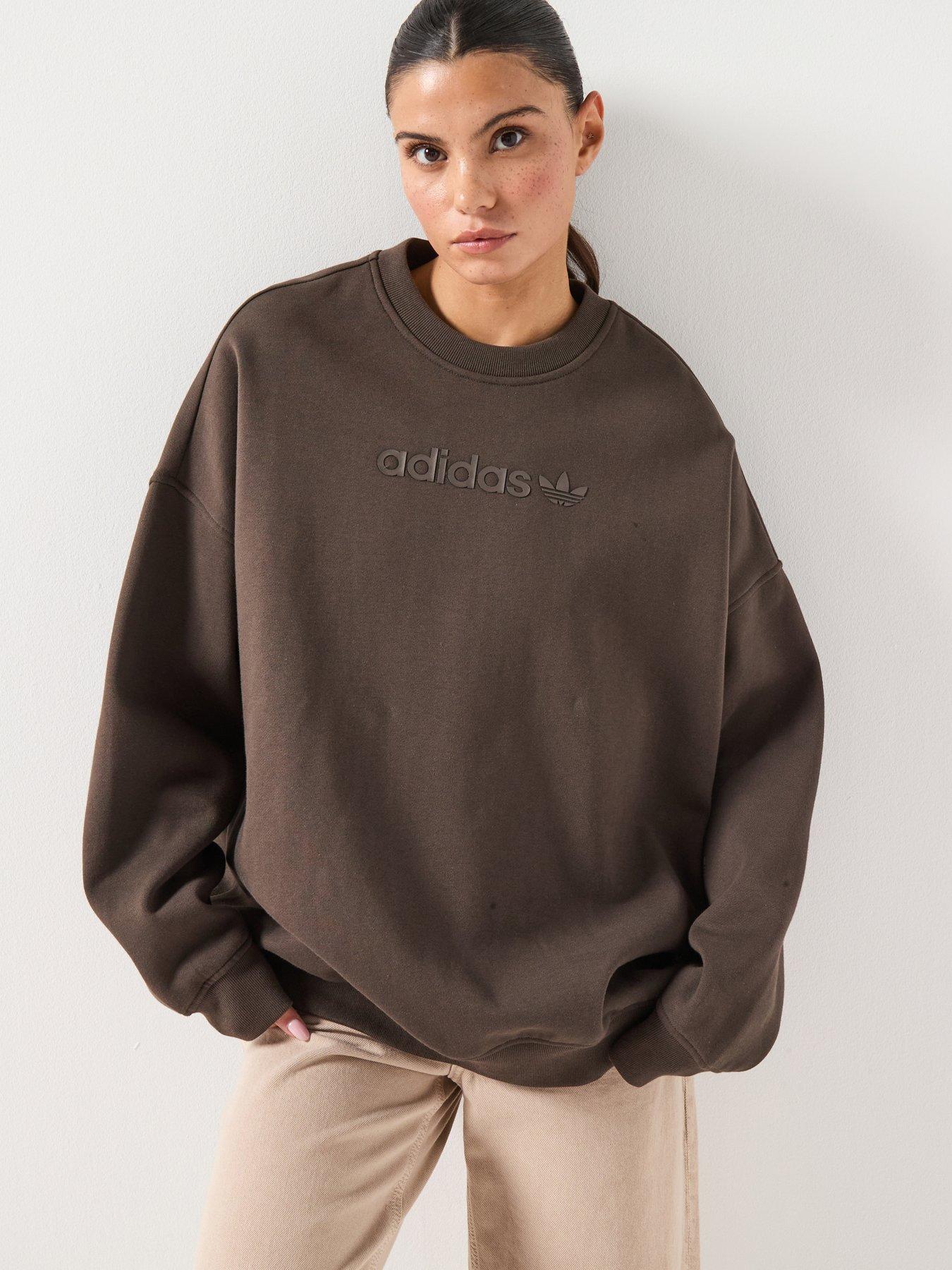 adidas-originals-womens-essential-linear-crew-greenfront