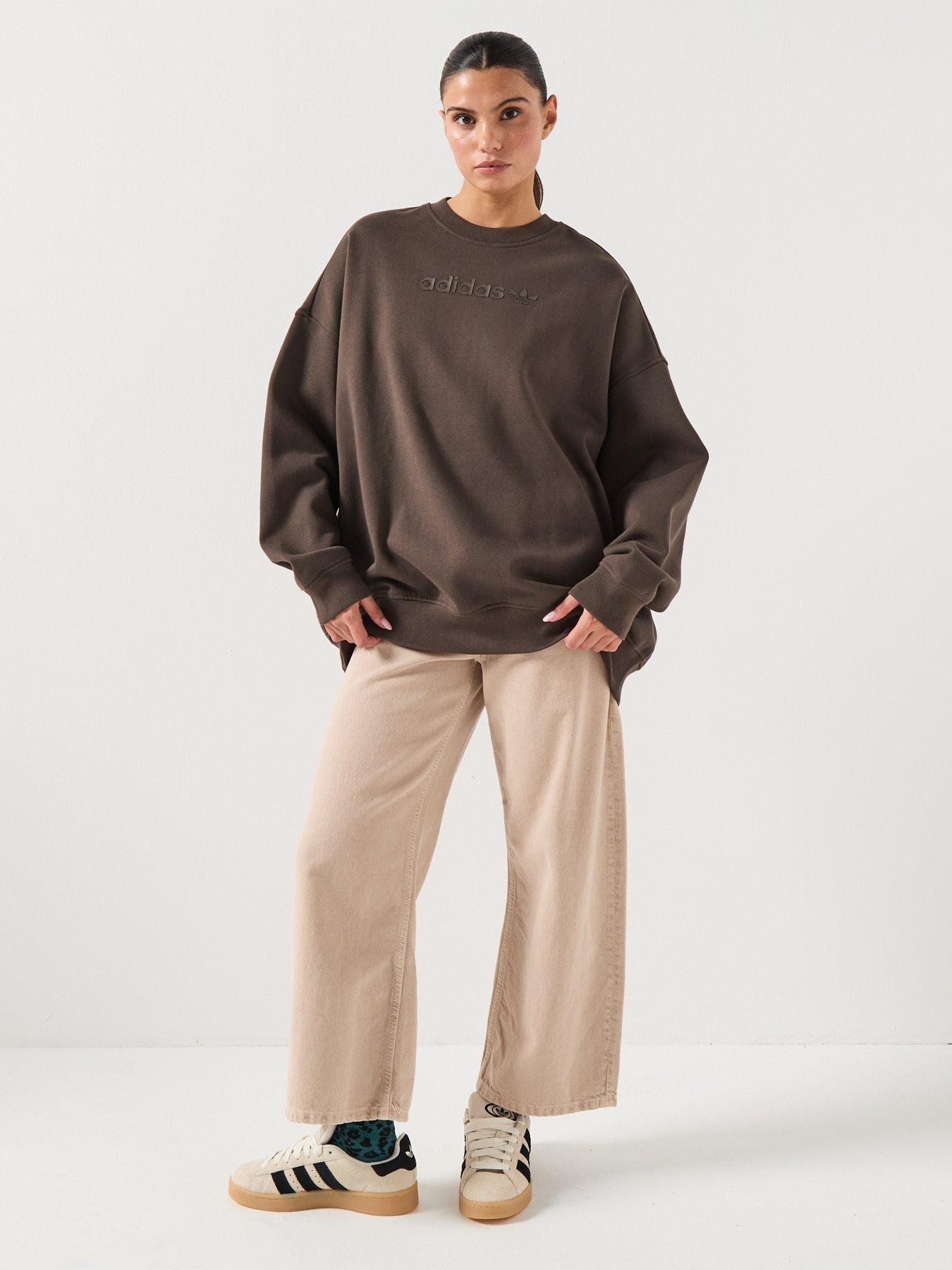 adidas-originals-womens-essential-linear-crew-greenback