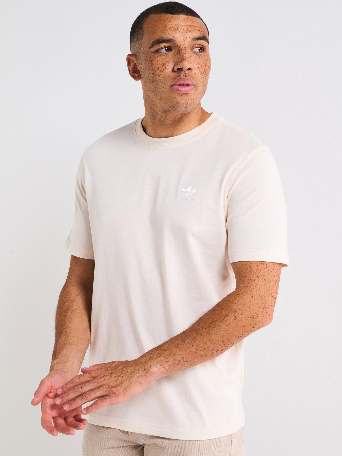 Image 1 of 6 of adidas Originals Men's Trefoil Essentials T-Shirt - White