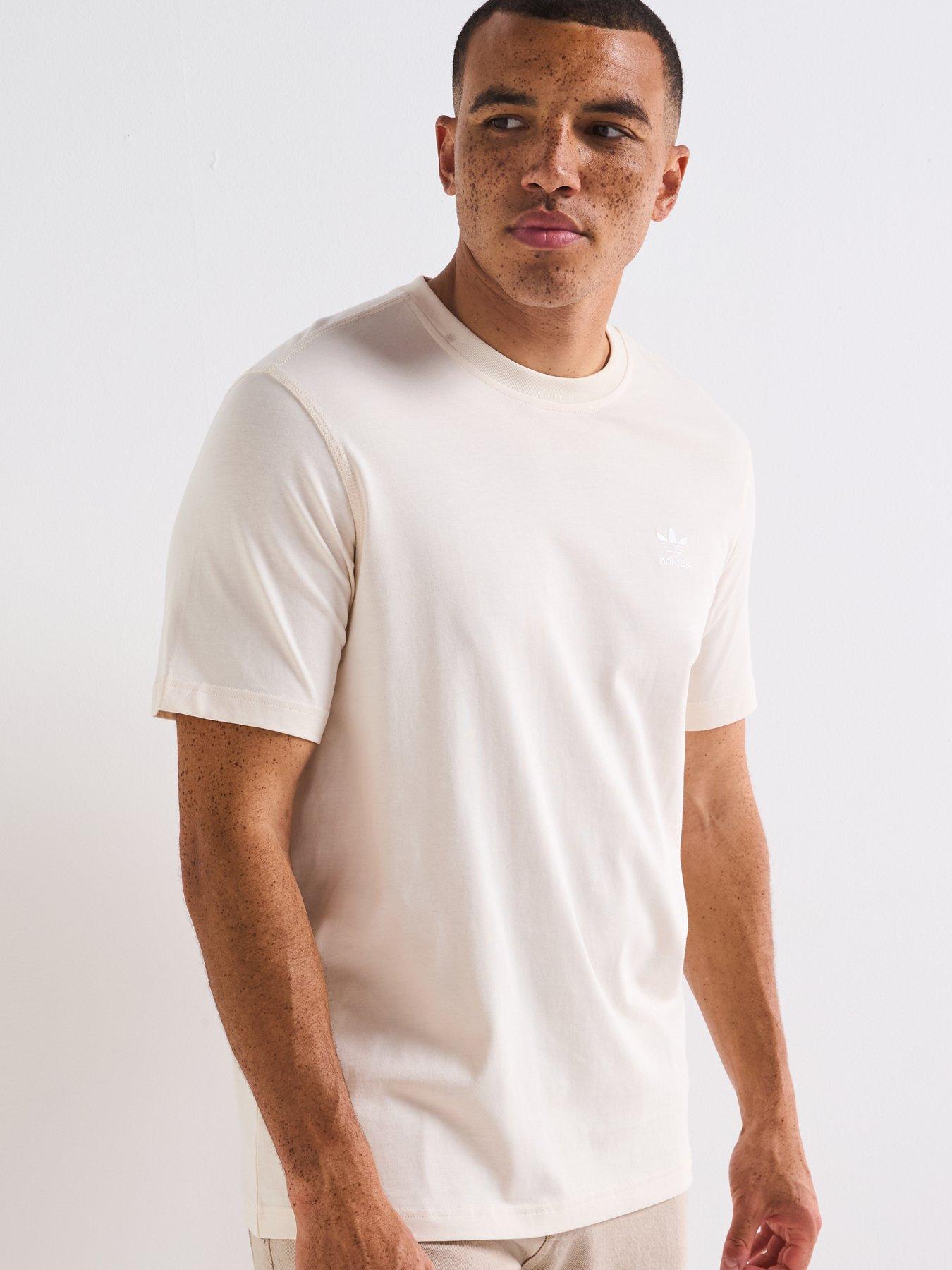 Image 6 of 6 of adidas Originals Men's Trefoil Essentials T-Shirt - White