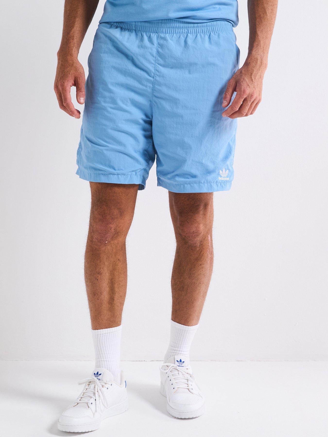 adidas Originals Men's Trefoil Essentials Woven Shorts - Blue