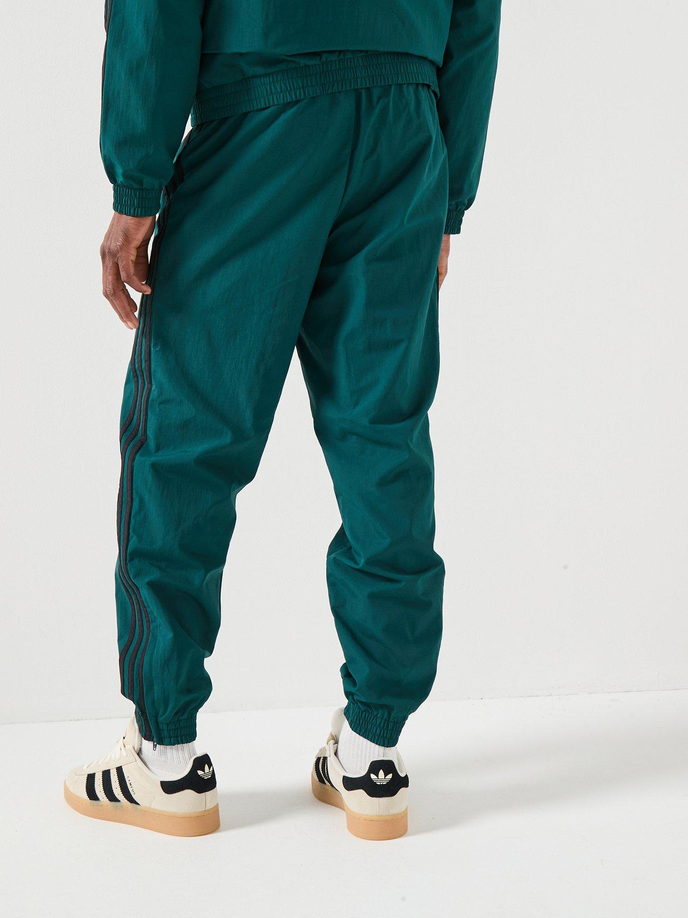 Image 2 of 6 of adidas Originals Men's Firebird Adicolor Woven Trackpants - Green