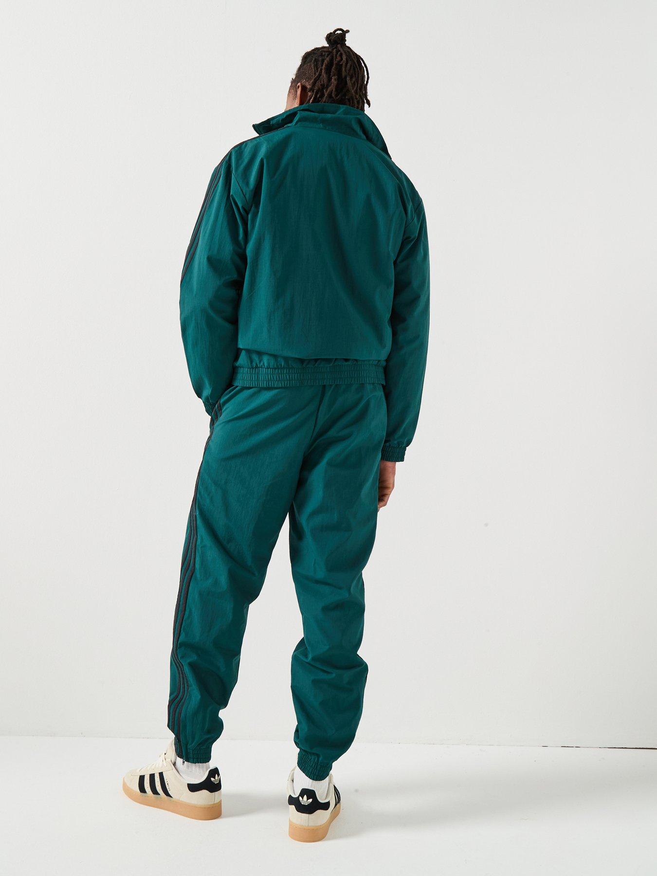 Image 5 of 6 of adidas Originals Men's Firebird Adicolor Woven Trackpants - Green