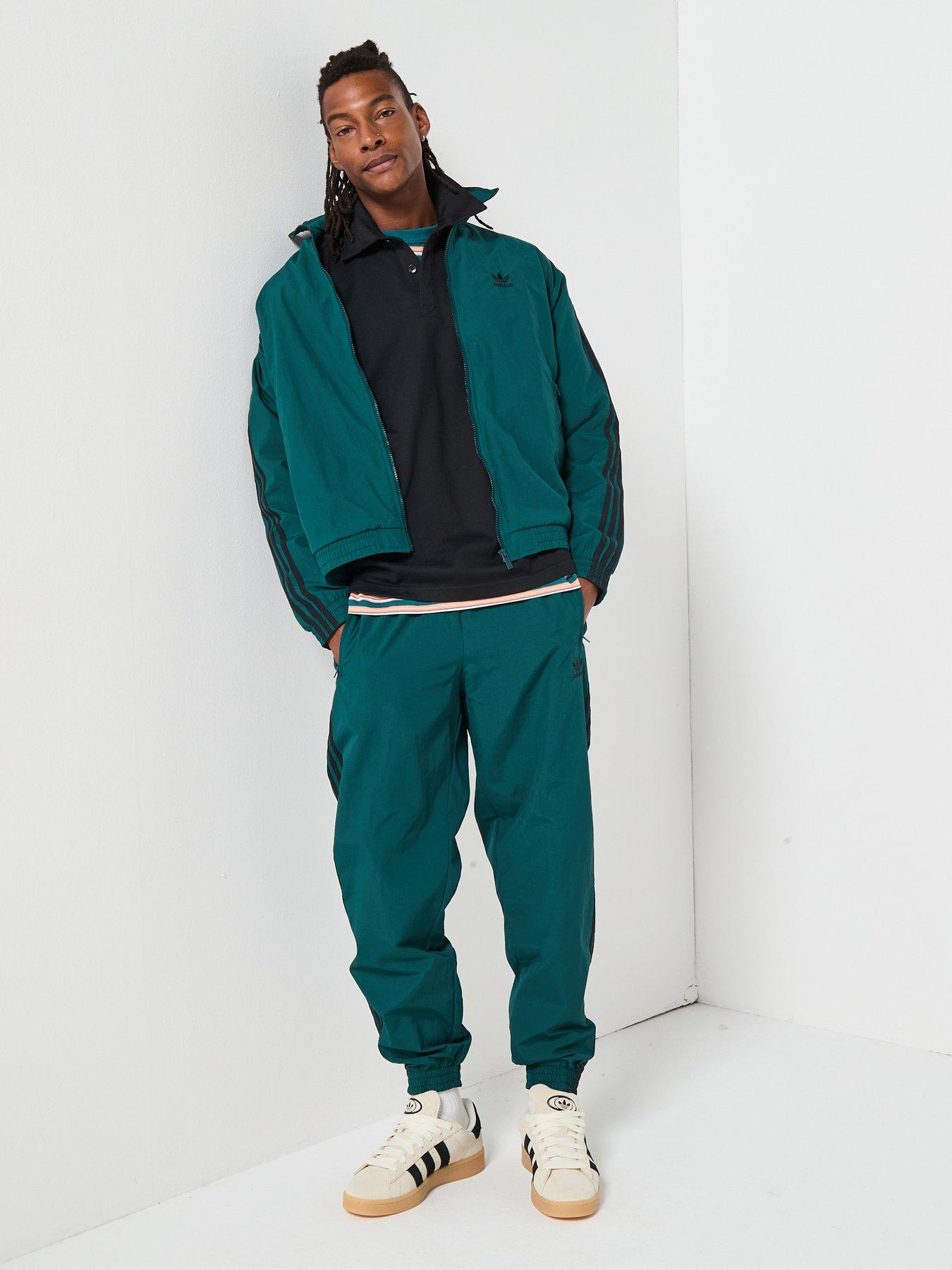Image 6 of 6 of adidas Originals Men's Firebird Adicolor Woven Trackpants - Green