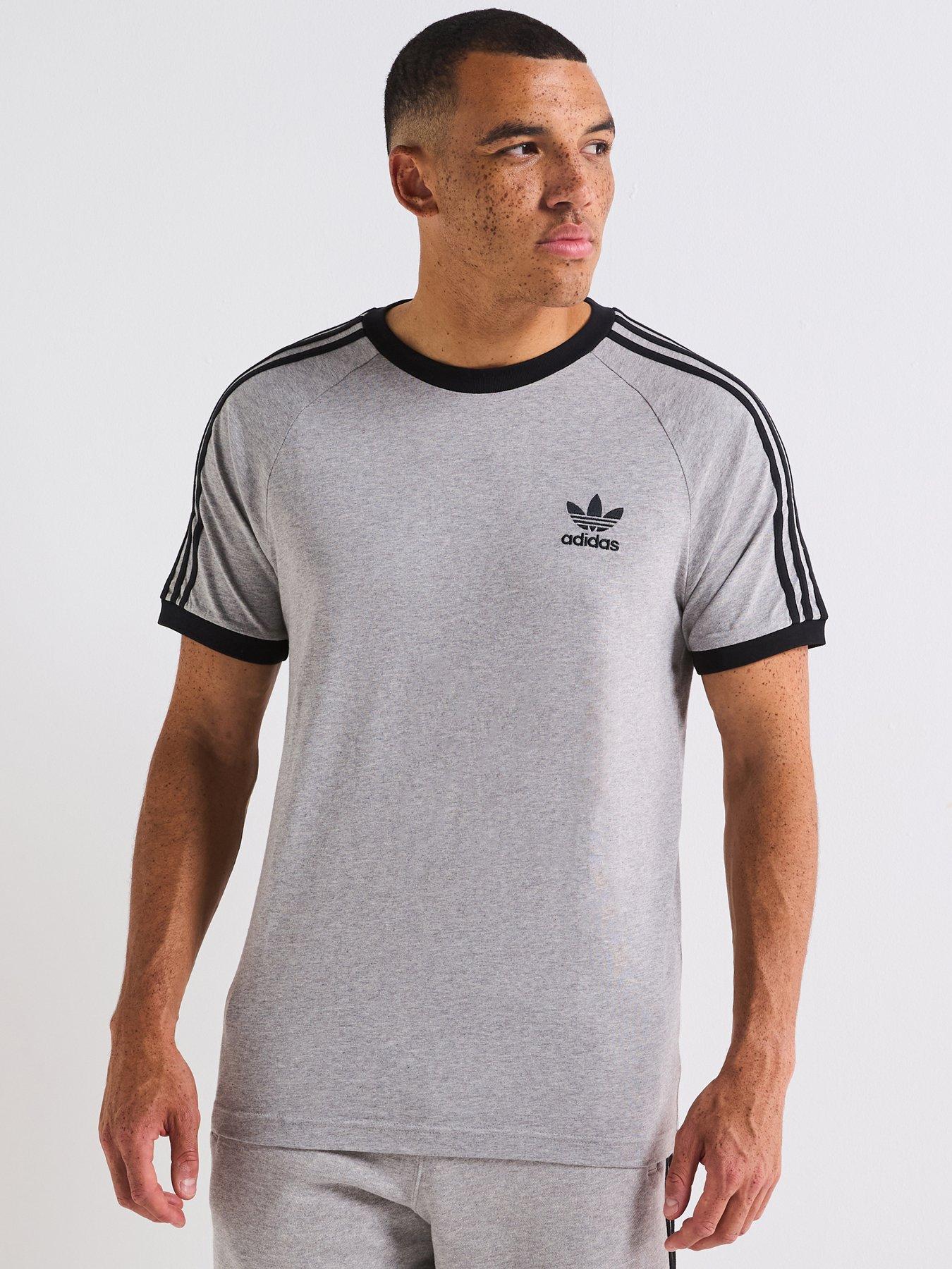 adidas Originals Men's Adicolor Classics 3-Stripes T-Shirt - Grey