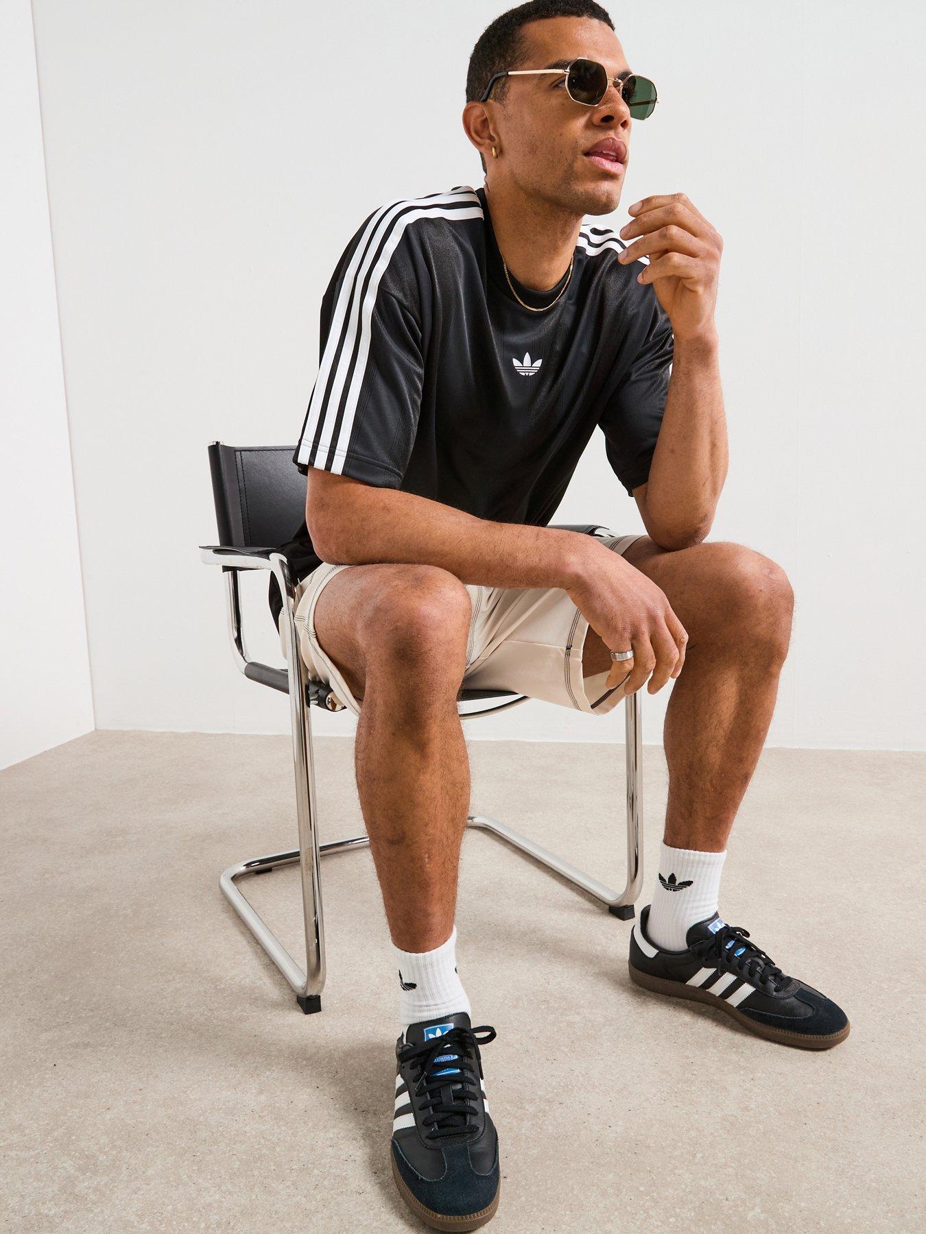 adidas Originals Men's Teamgeist T-Shirt - Black