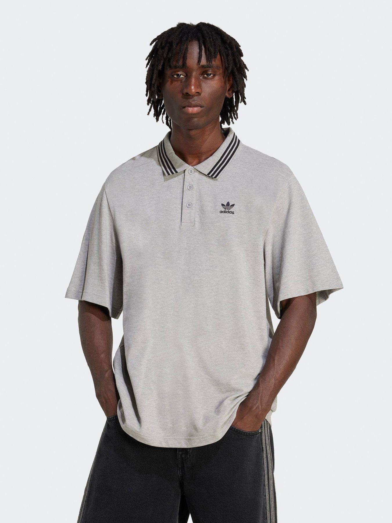 adidas-originals-mens-loose-polo-greyfront