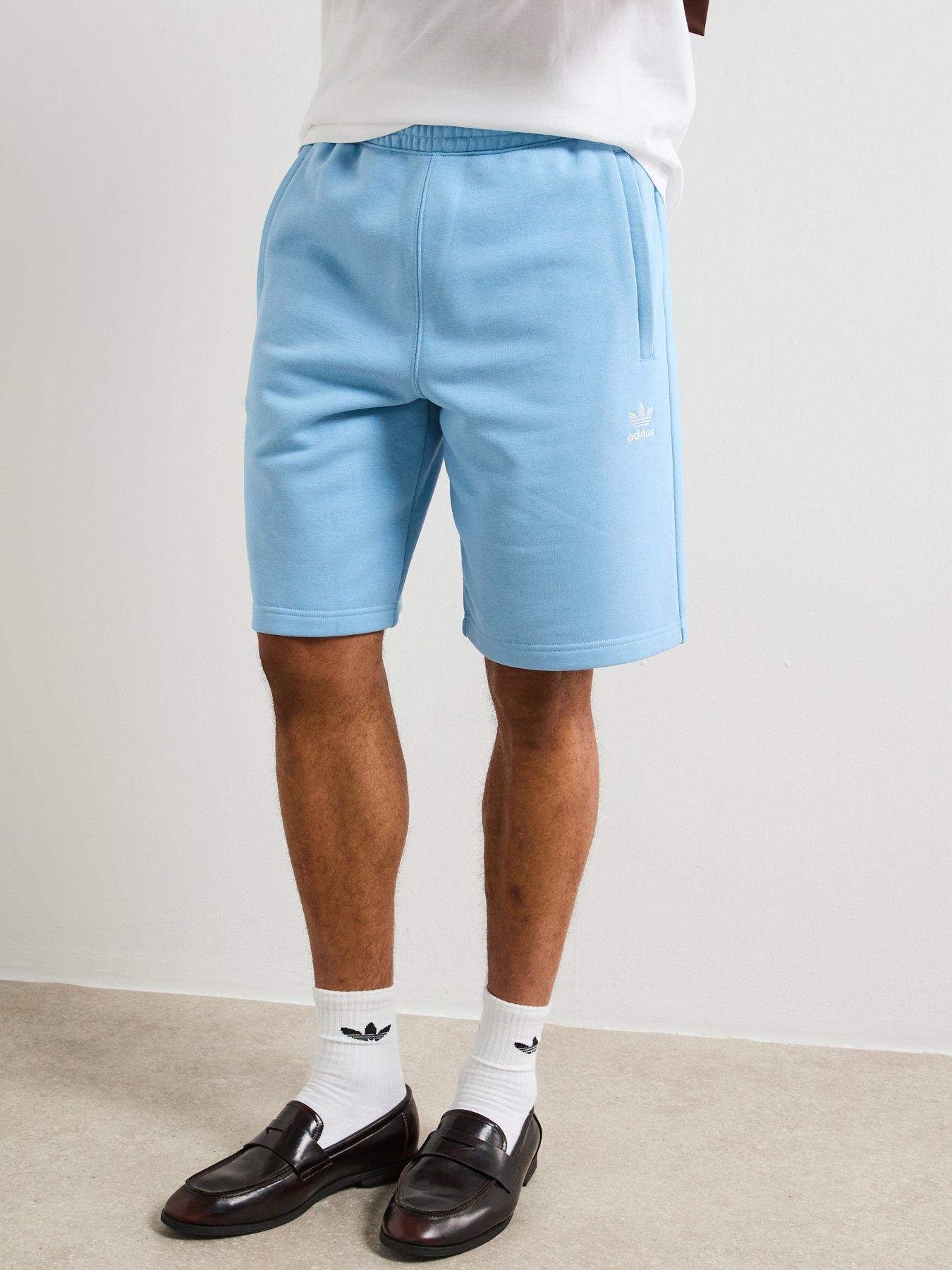 adidas Originals Men's Trefoil Essentials Shorts - Blue