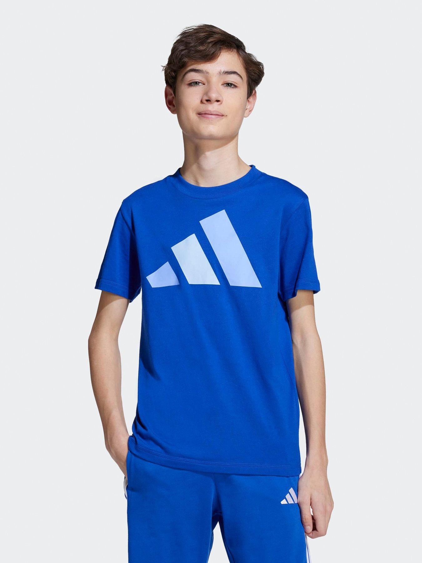 adidas Sportswear Junior Boys Essentials T-Shirt - Blue