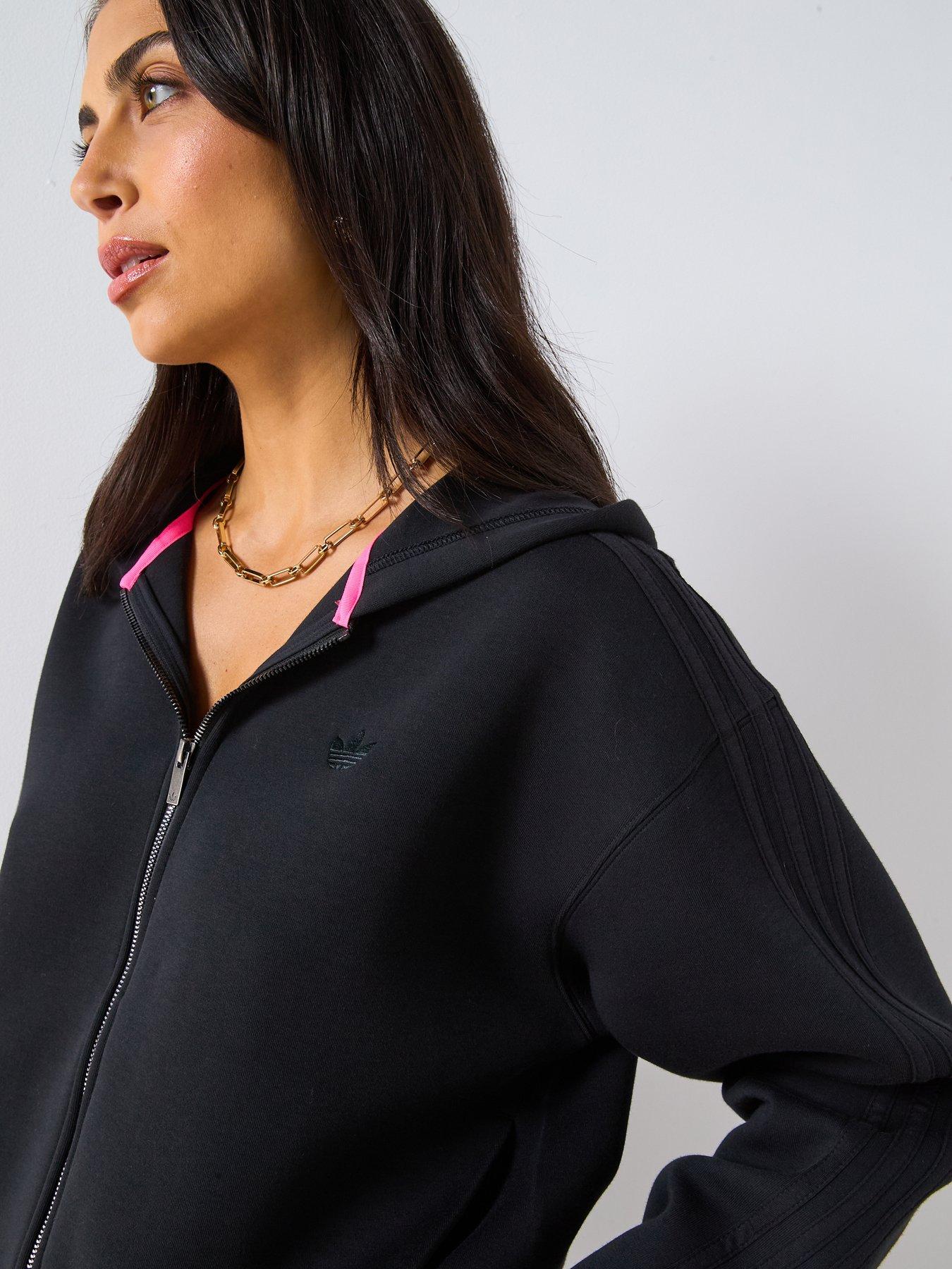 adidas-originals-womens-three-stripe-full-zip-jacket-blackdetail