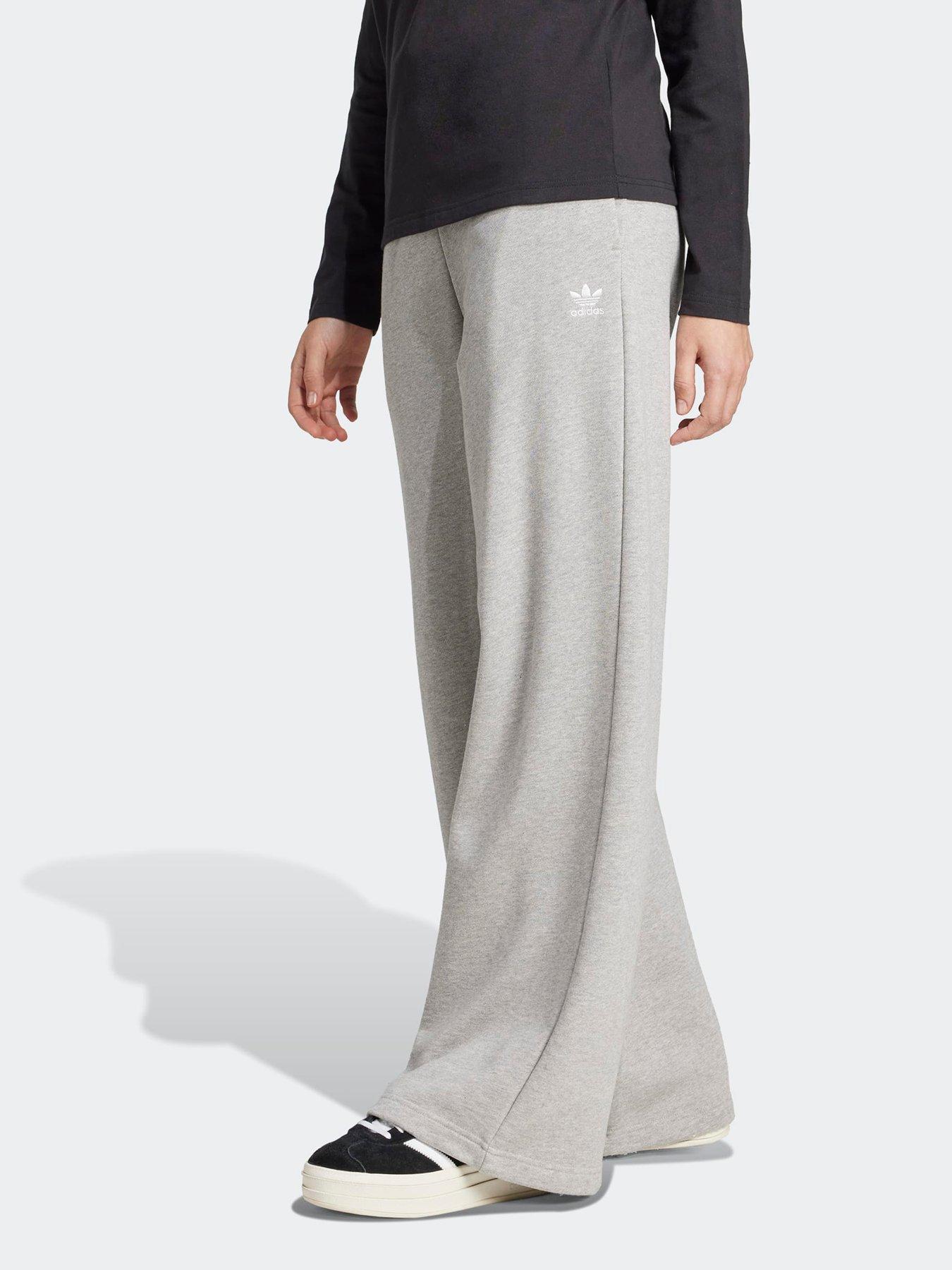 adidas Originals Women's Essentials Wide Leg Pants - Grey