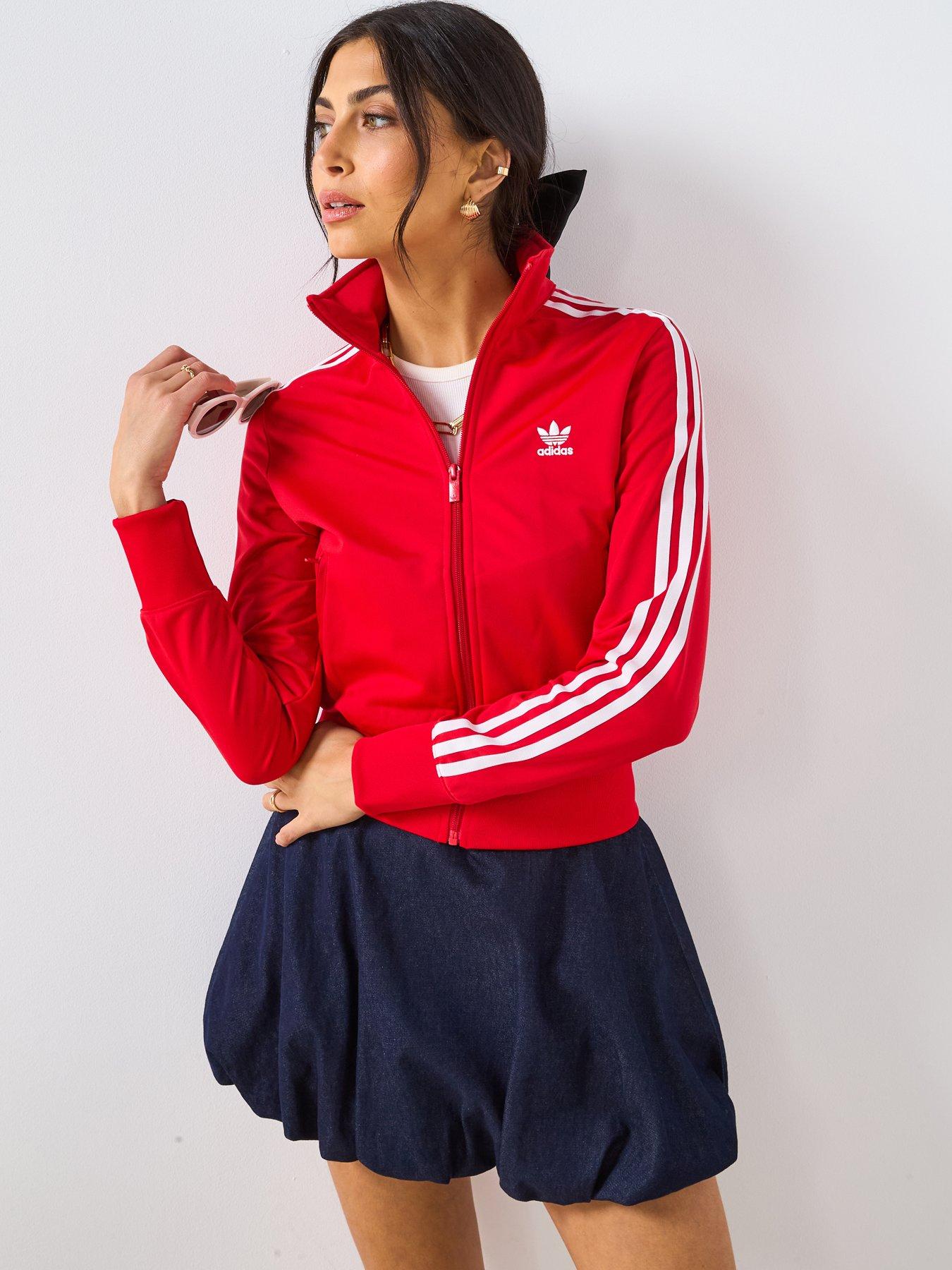 adidas Originals Women's Firebird Adicolor Track Top - Red