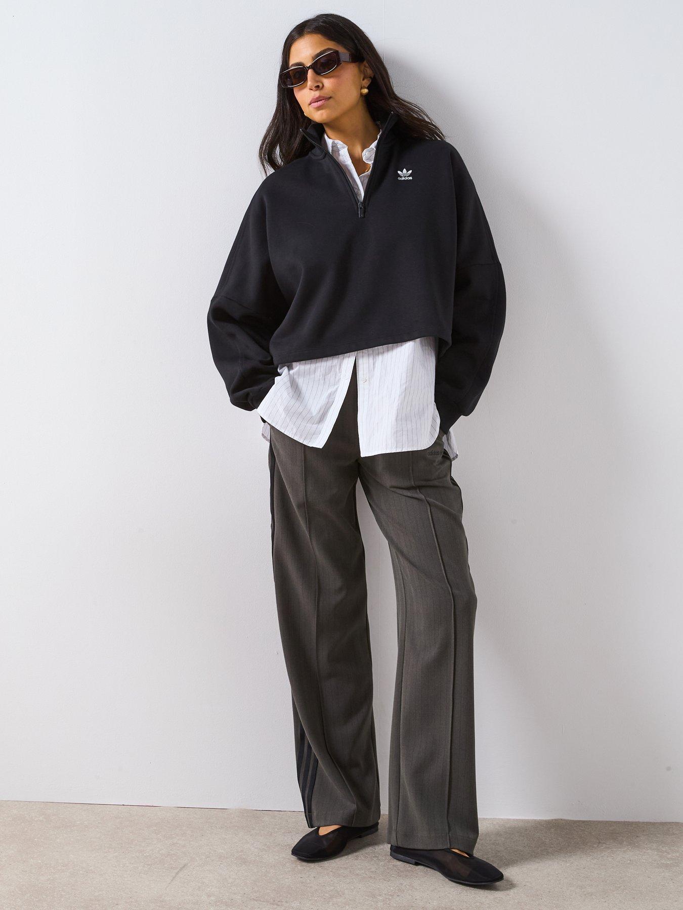 adidas-originals-womens-essentials-12-zip-fleece-sweatshirt-blackback