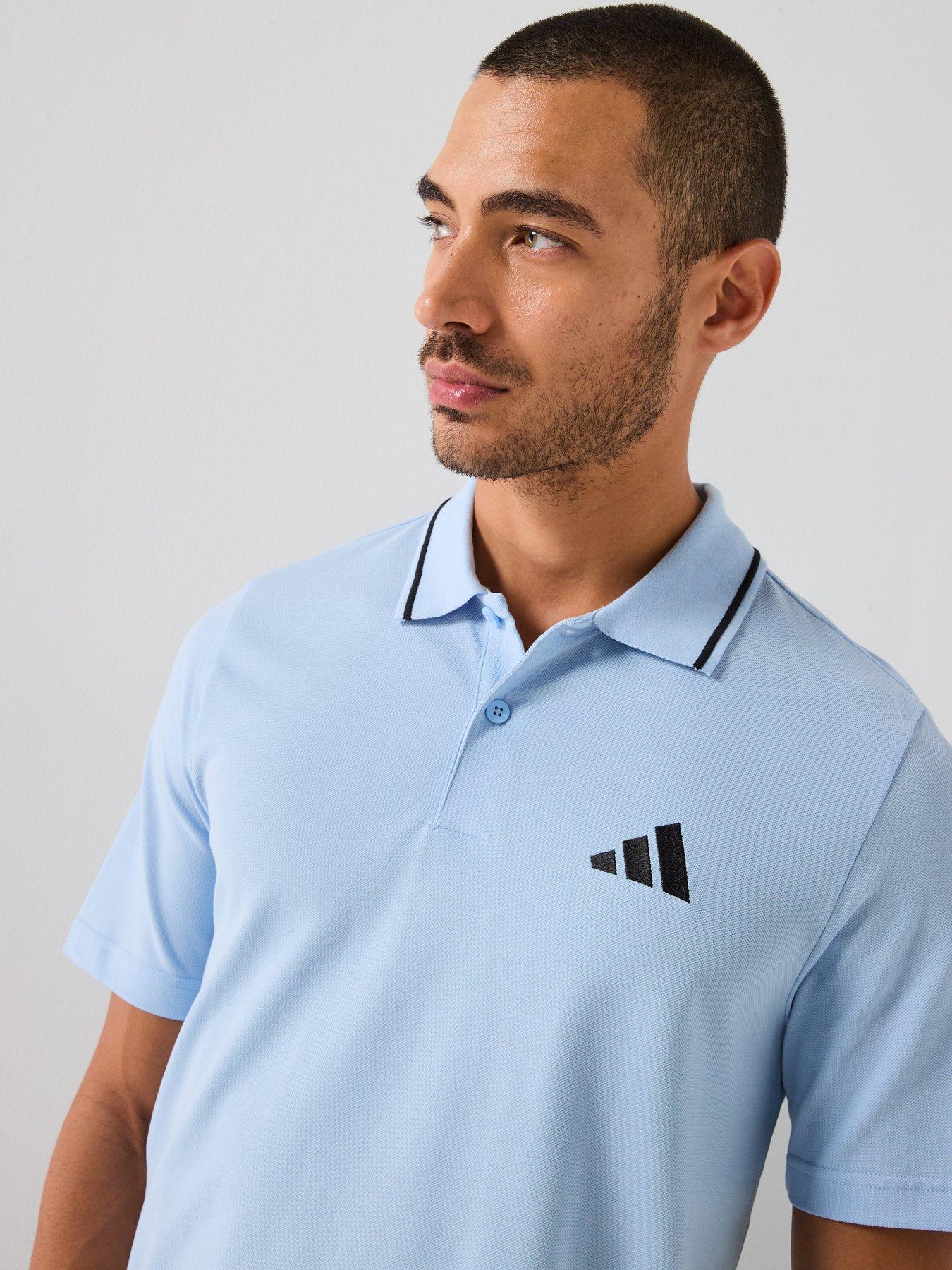 adidas-sportswear-mens-essentials-small-logo-pique-polo-shirt-bluedetail
