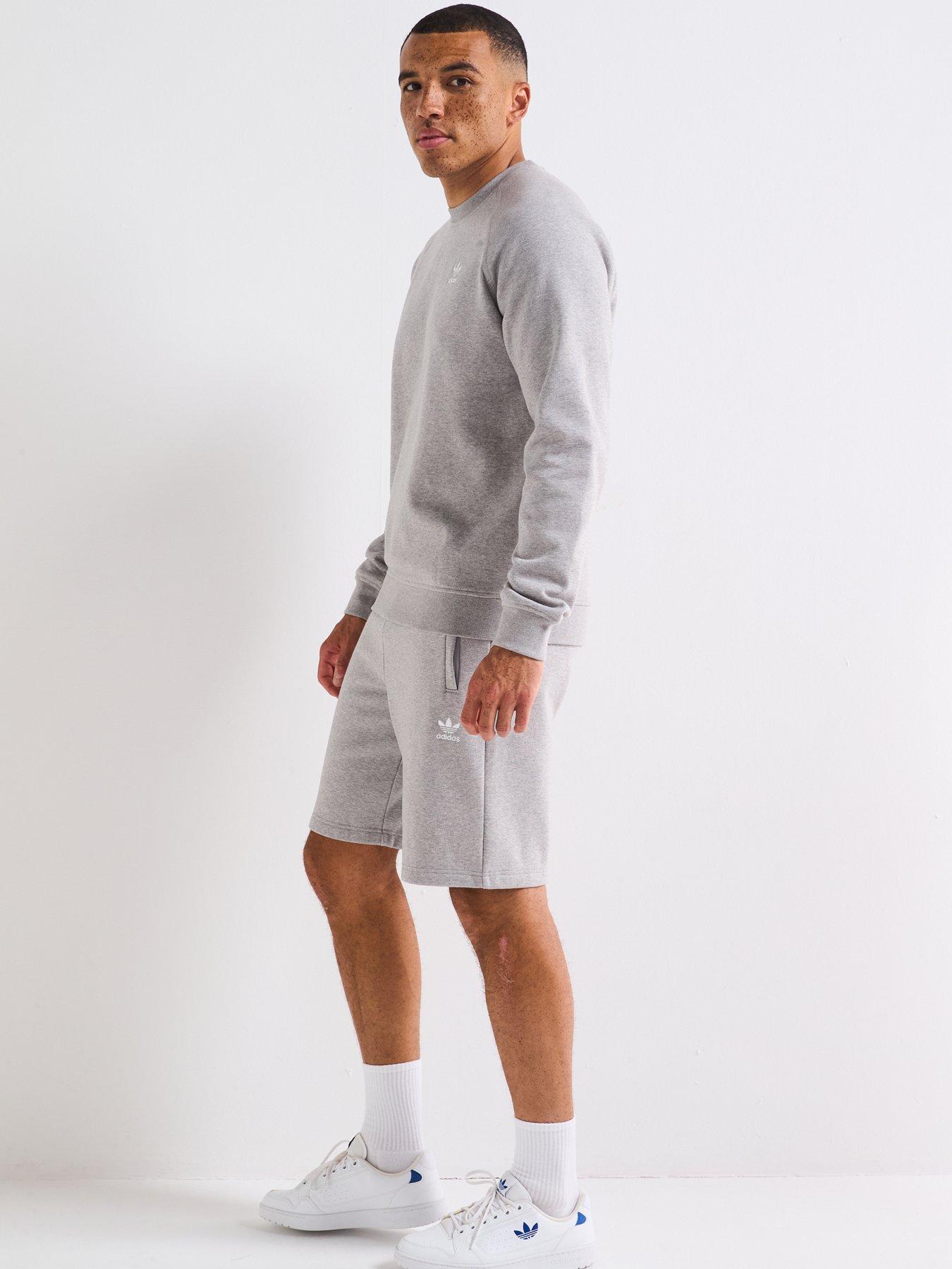 adidas-originals-mens-trefoil-essentials-crew-sweatshirt-greydetail