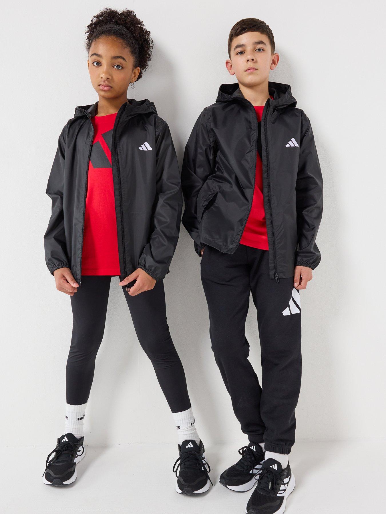 Image 3 of 6 of adidas Sportswear Kids Unisex Windbreaker - Black
