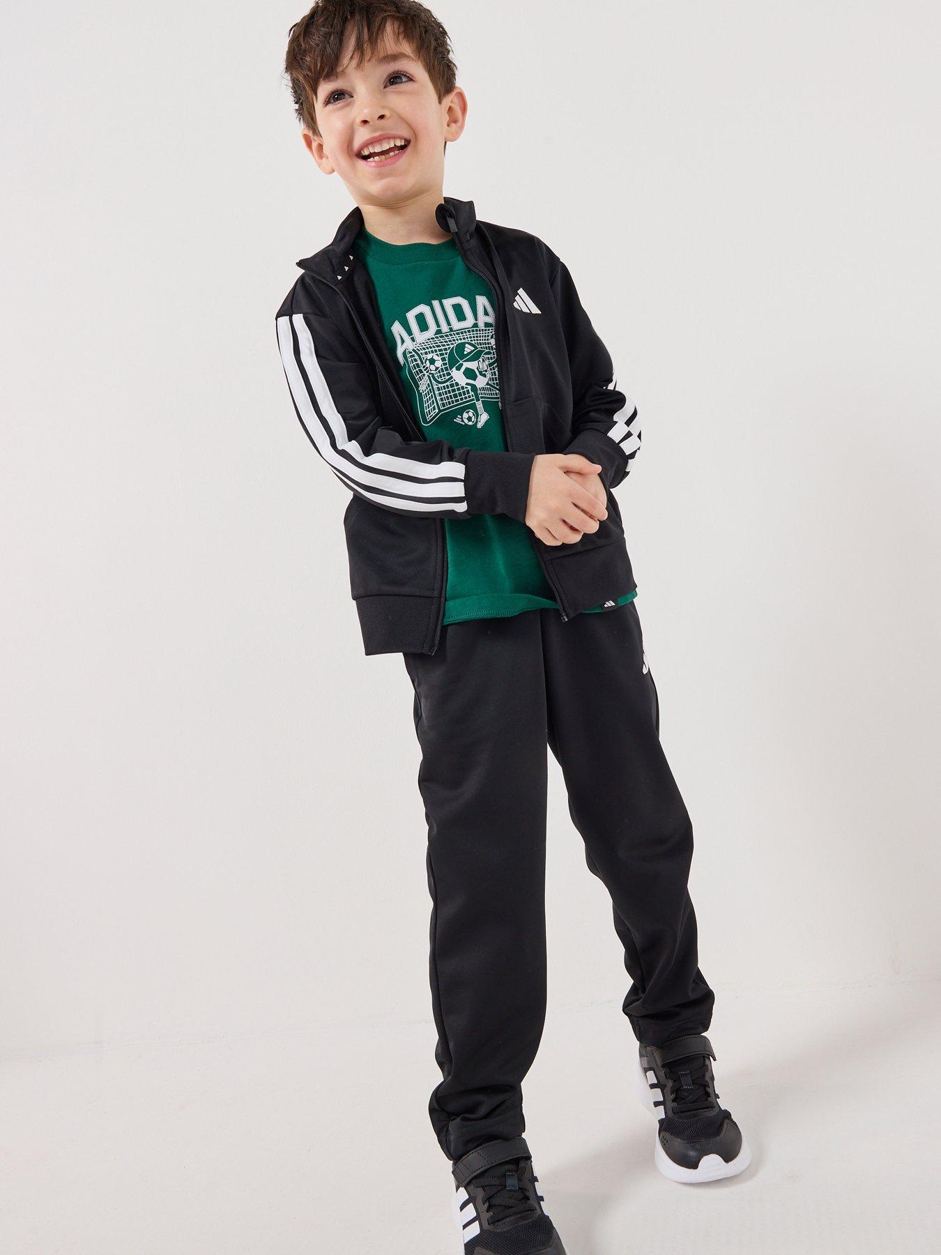 Image 5 of 6 of adidas Sportswear Kids Unisex Essentials Climacool Tracksuit - Black