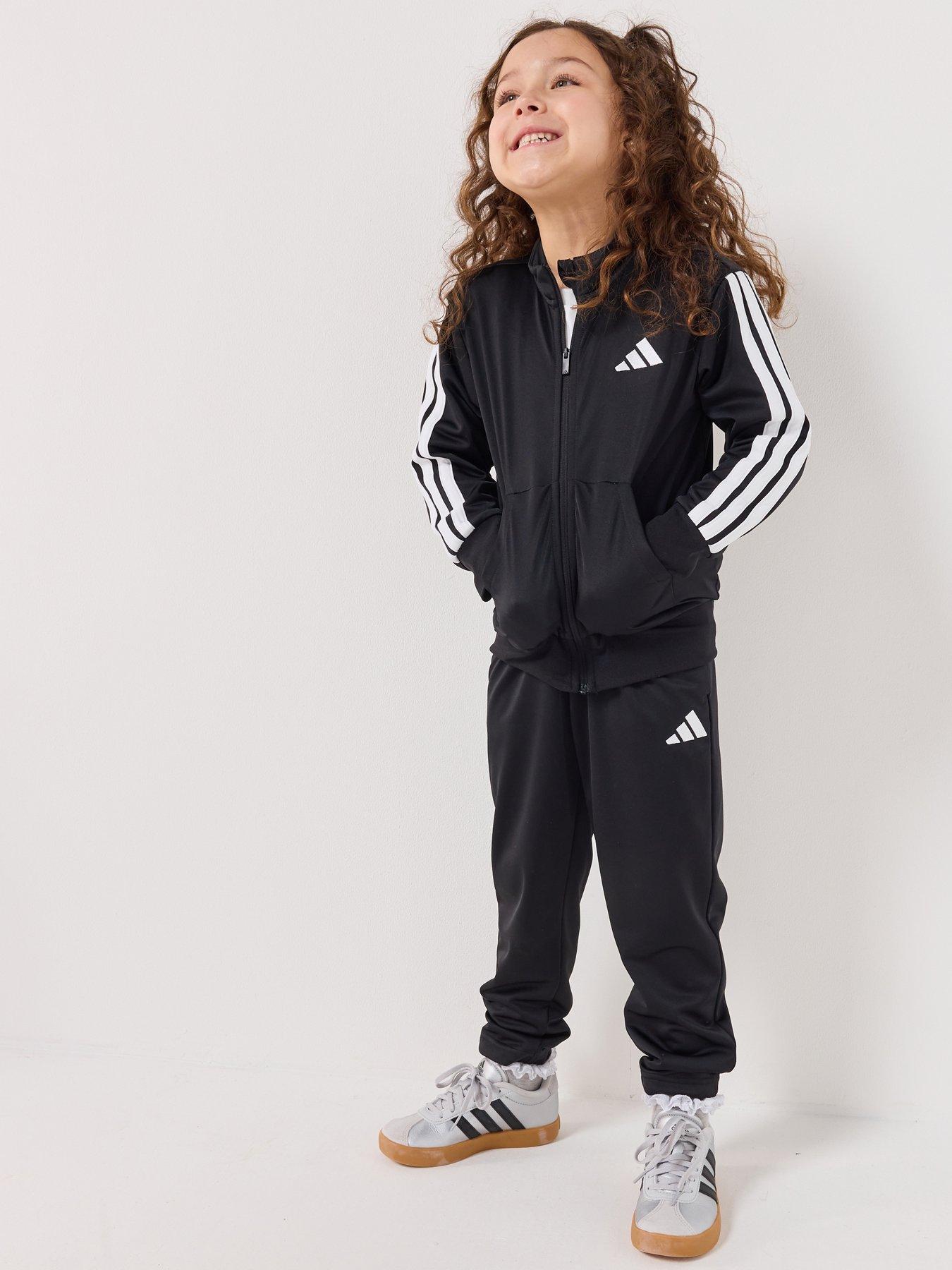 Image 6 of 6 of adidas Sportswear Kids Unisex Essentials Climacool Tracksuit - Black