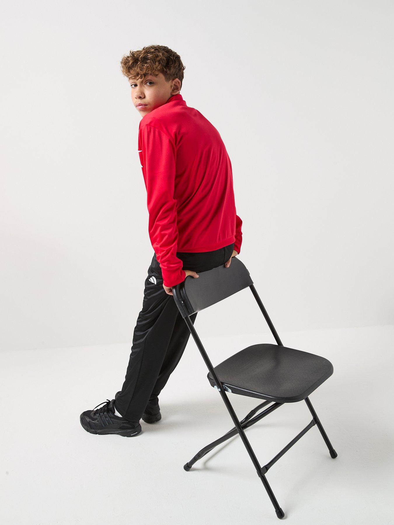 adidas-sportswear-junior-boys-tricot-tracksuit-reddetail