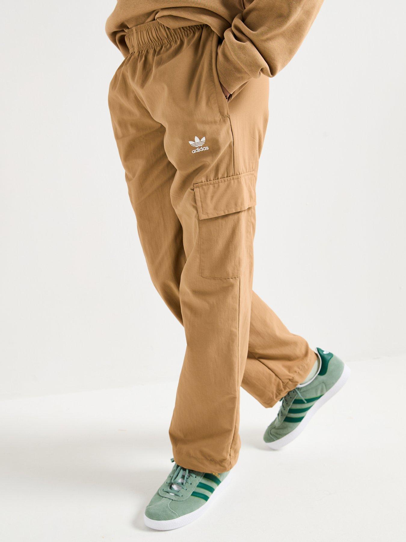 adidas-originals-junior-unisex-woven-cargo-beige