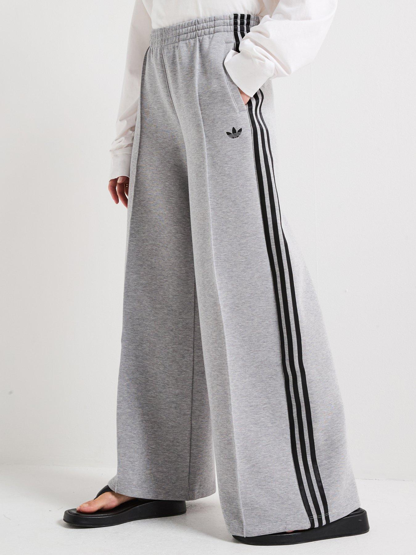 adidas-originals-womens-three-stripe-pants-grey