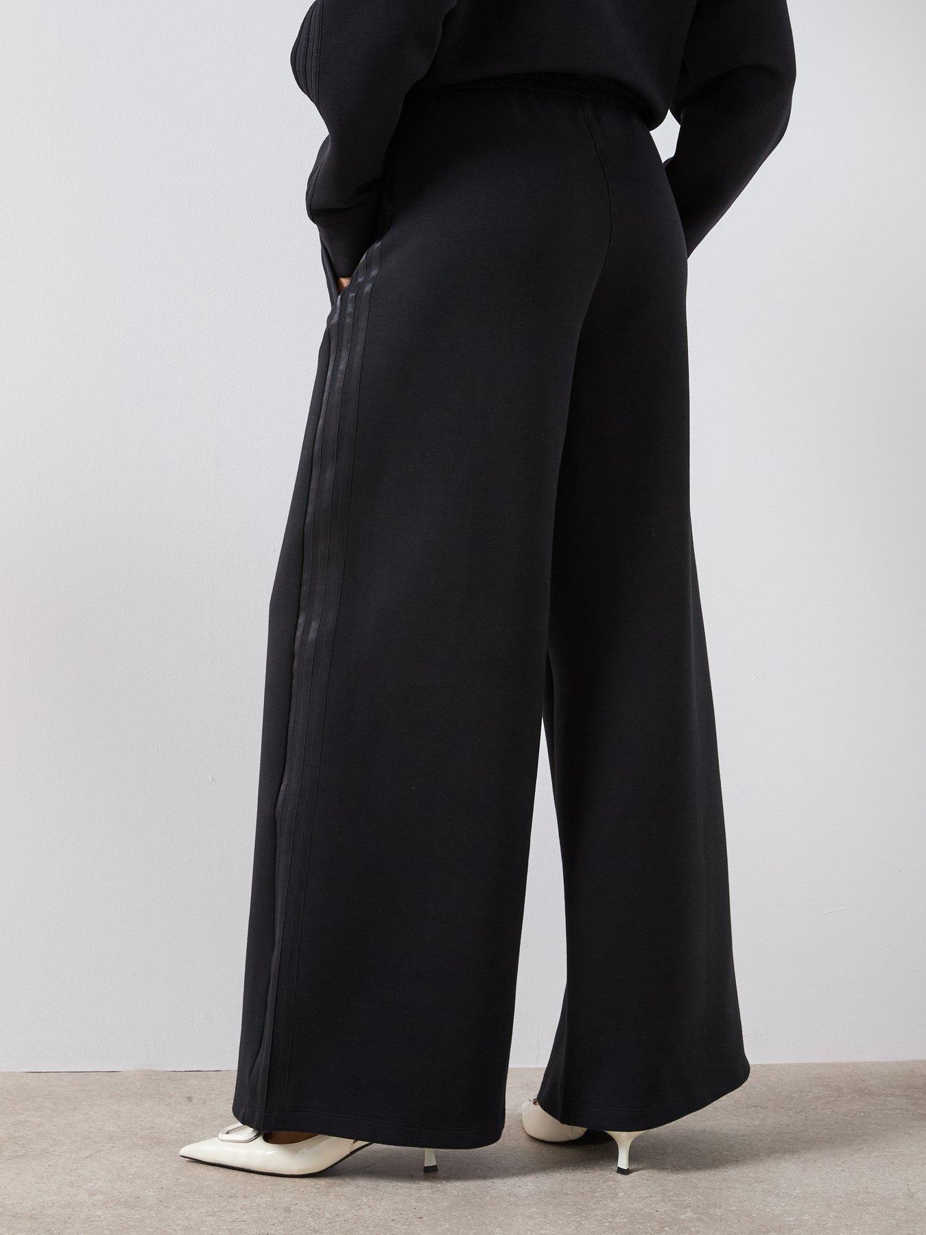 adidas-originals-womens-three-stripe-pants-blackstillFront