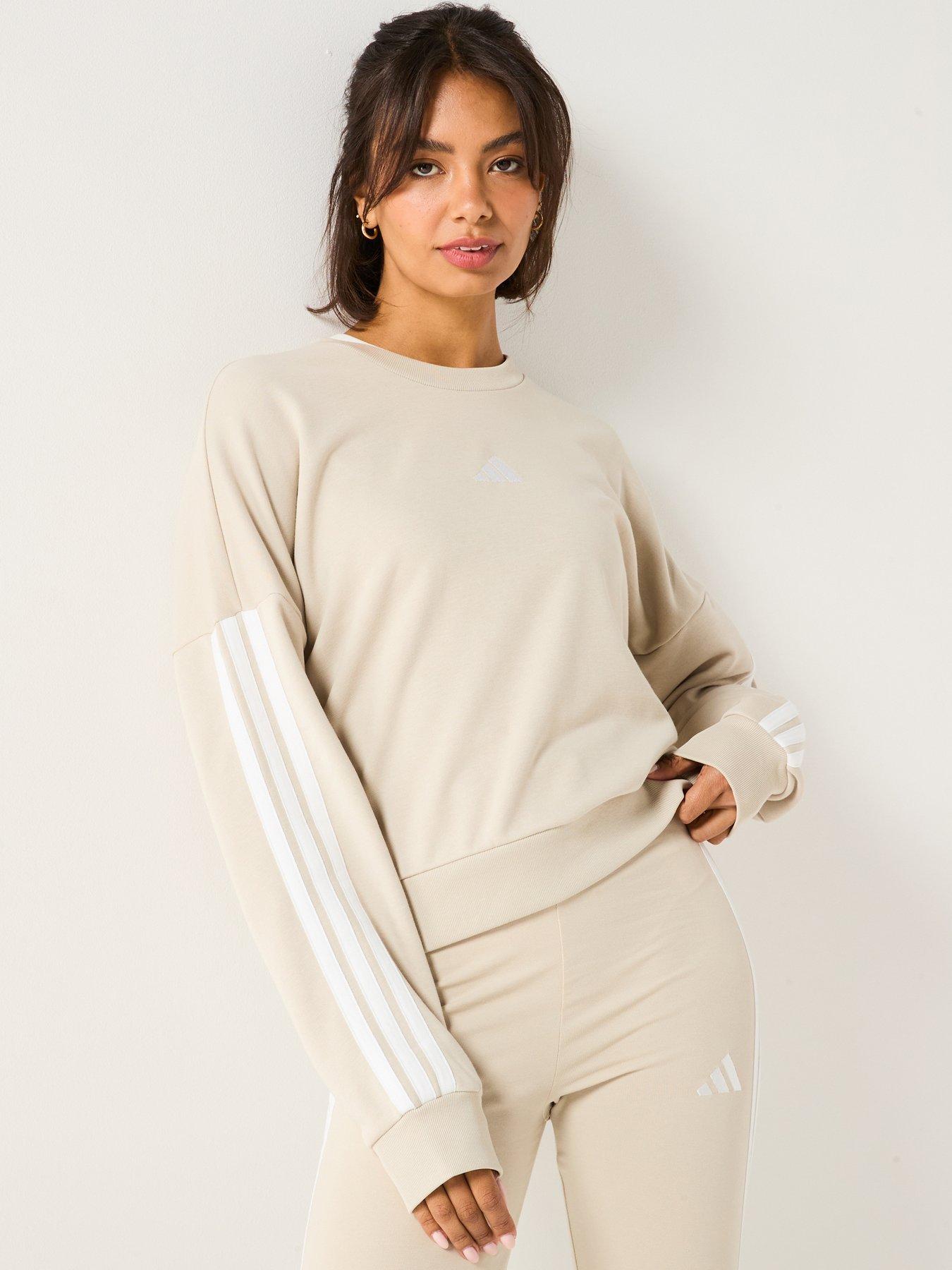adidas Sportswear Women's Essentials 3-stripes French Terry Sweatshirt - Grey