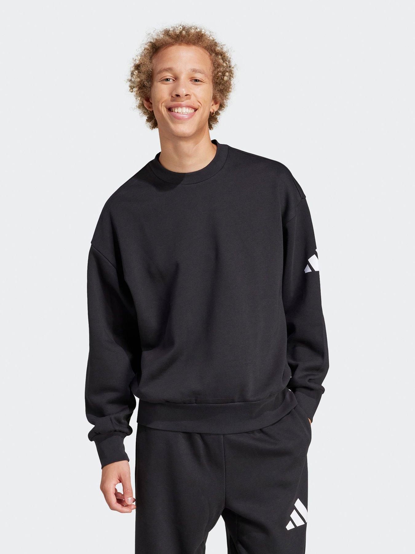 adidas-sportswear-mens-essentials-three-bar-sweatshirt-black