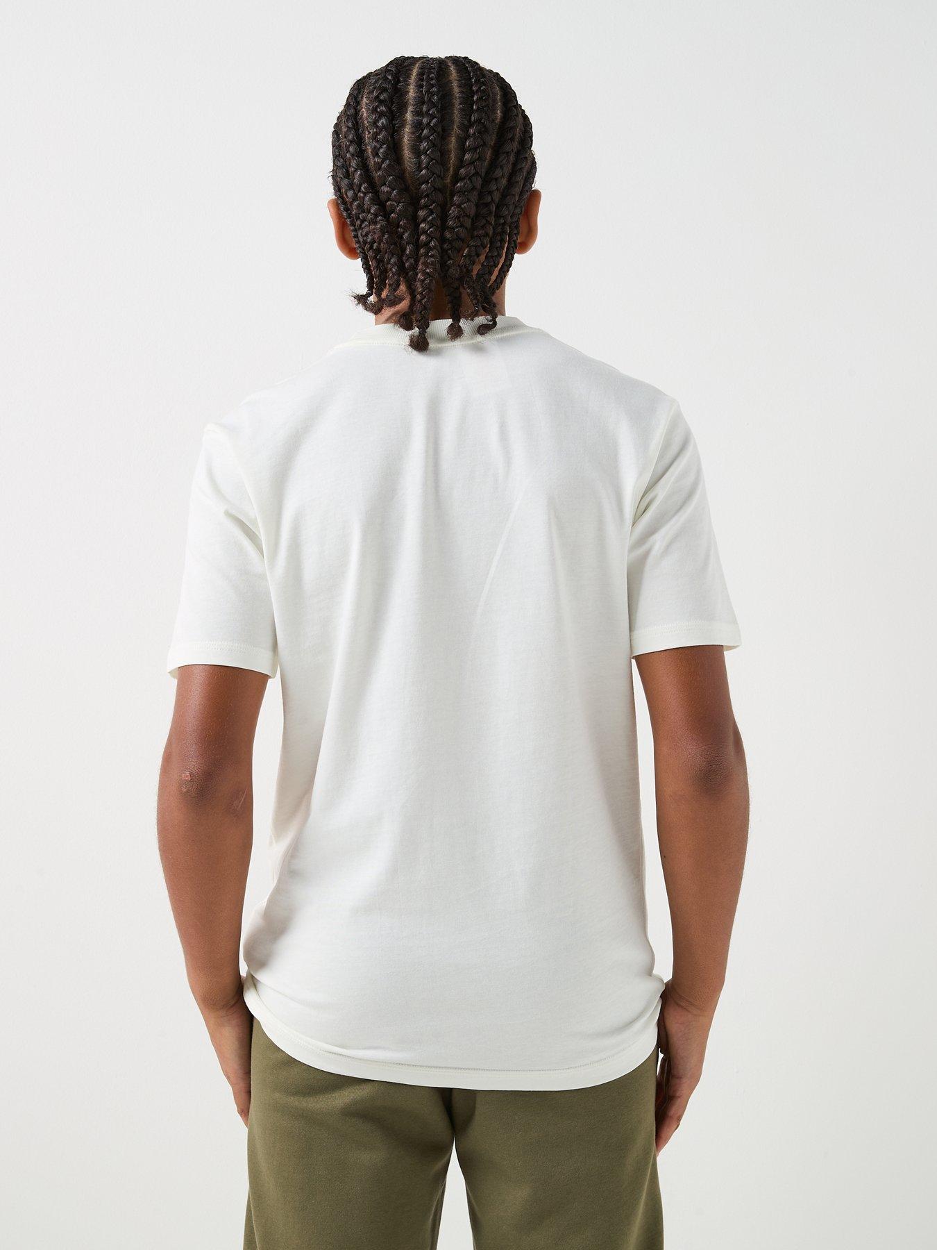 Image 2 of 6 of adidas Sportswear Junior Boys Logo T-Shirt- White