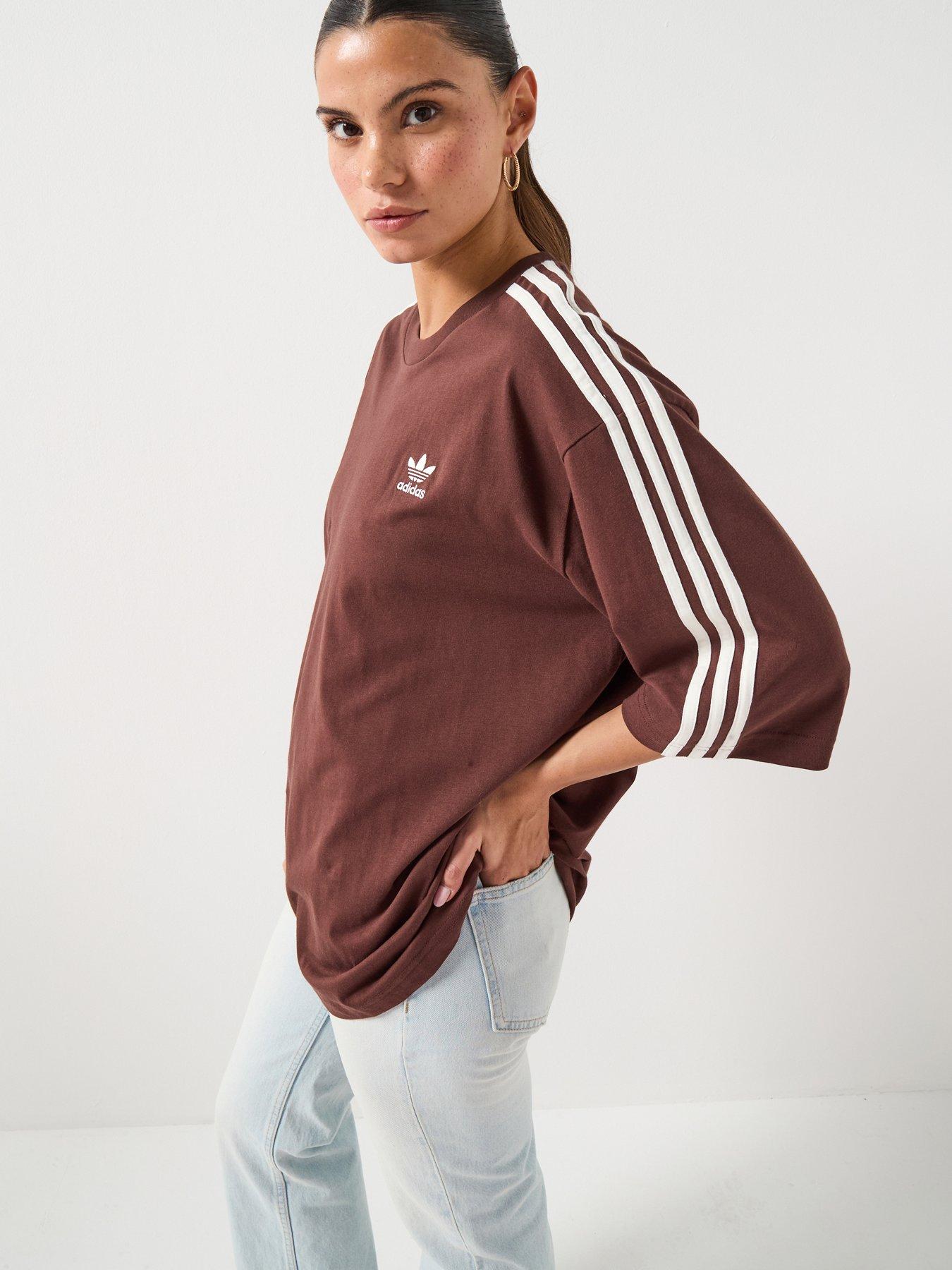 adidas Originals Men's Adicolor Oversized Tee - Brown