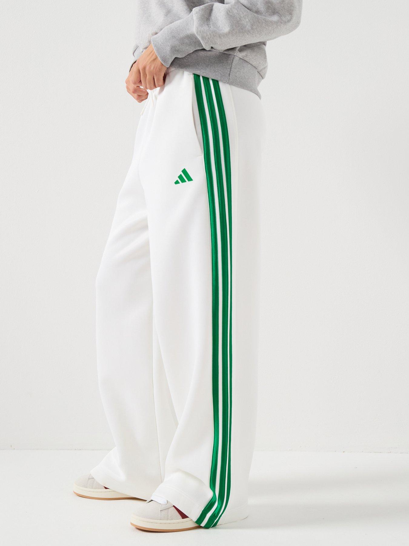 adidas Sportswear Women's Stadium 3 Stripes Track Pants - White