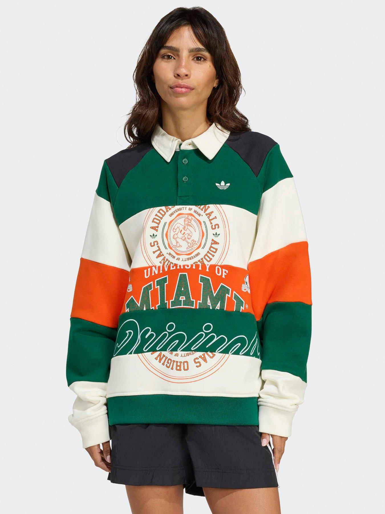 adidas Originals Womens Miami Long Sleeve Crew - Multi