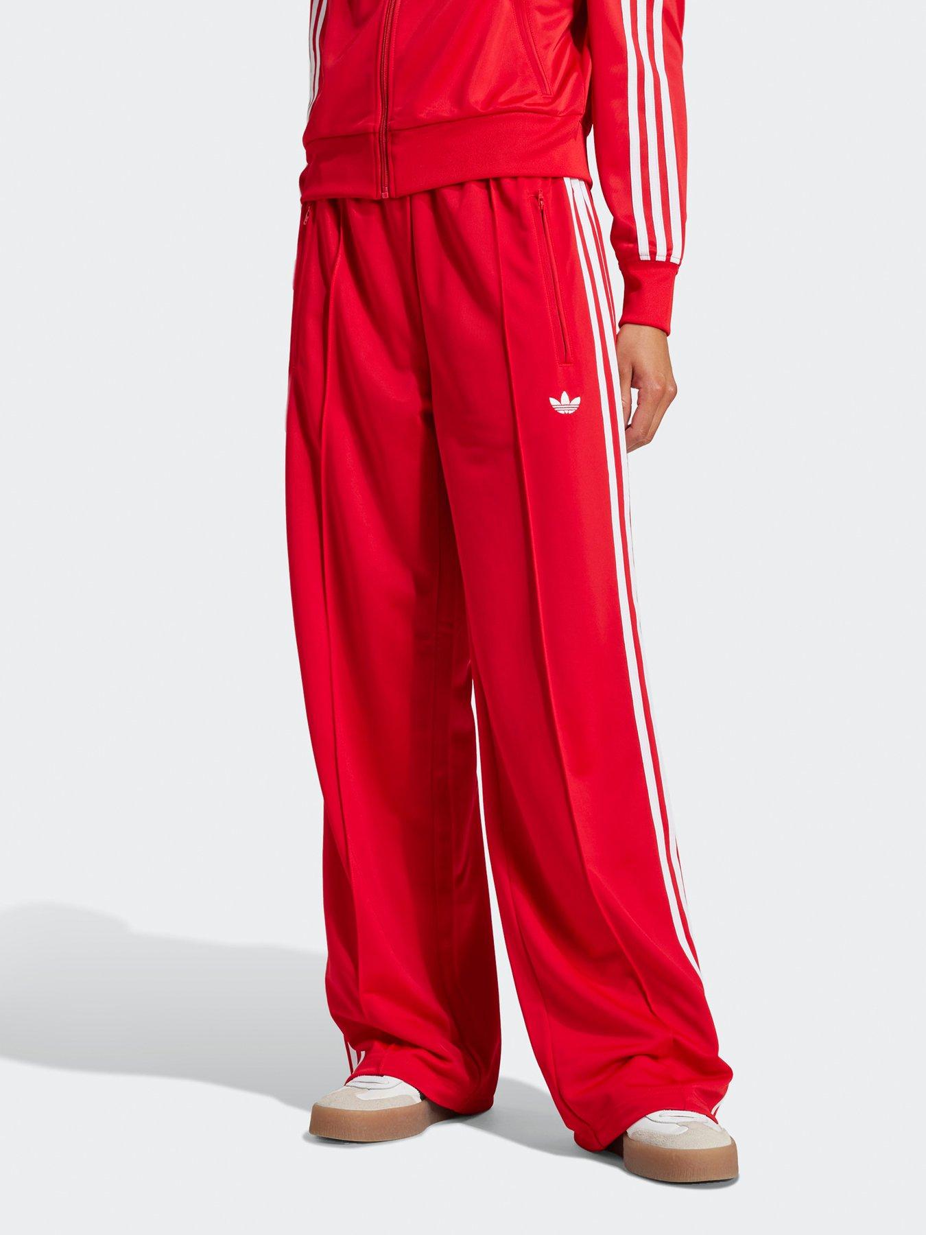 adidas Originals Womens Firebird Track Pant - Red/white