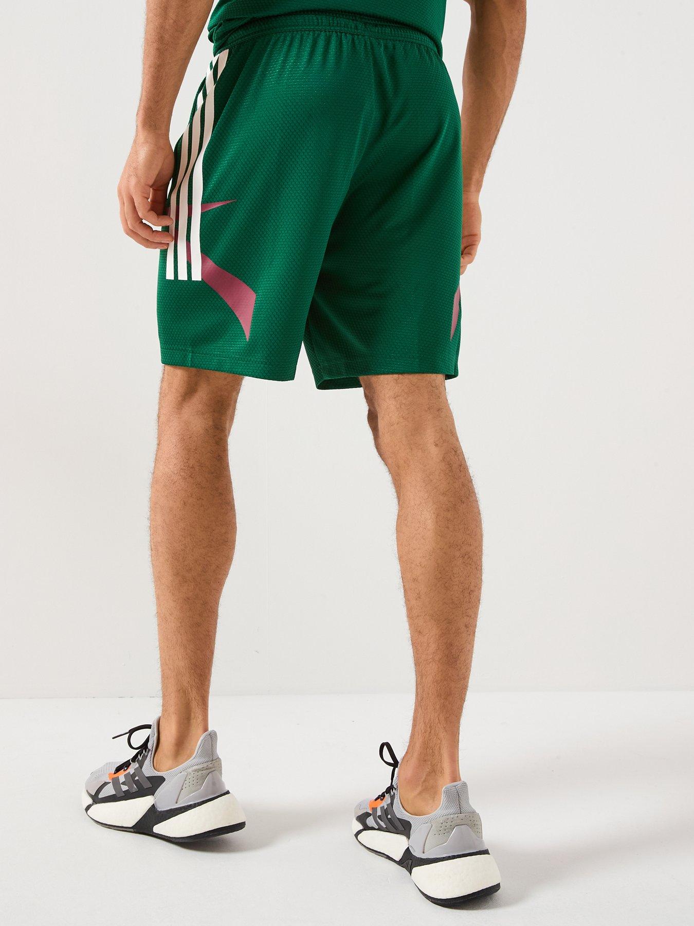 Image 2 of 6 of adidas Sportswear Men's House Of Tiro Nations Pack Shorts - Green