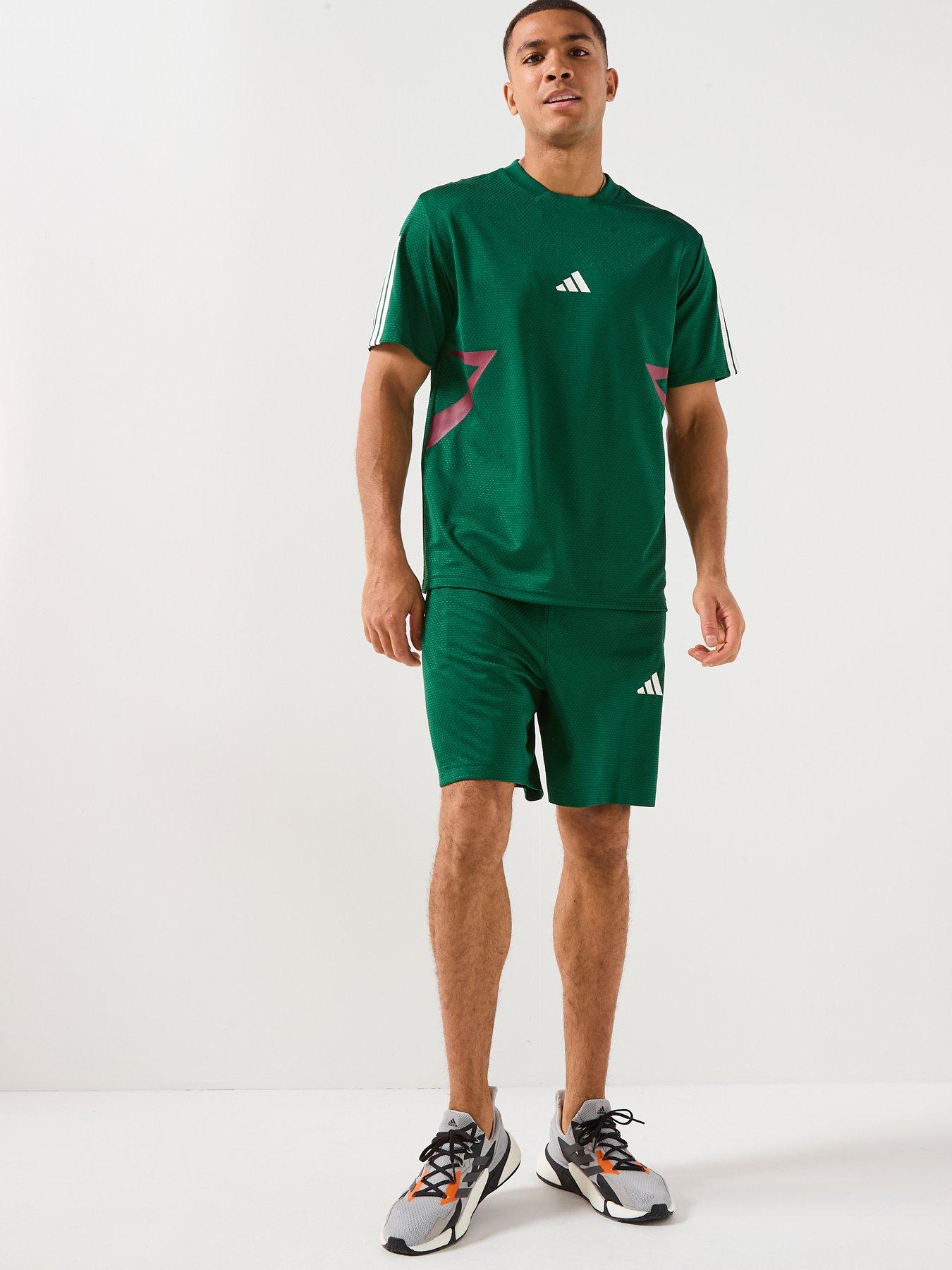Image 3 of 6 of adidas Sportswear Men's House Of Tiro Nations Pack Shorts - Green