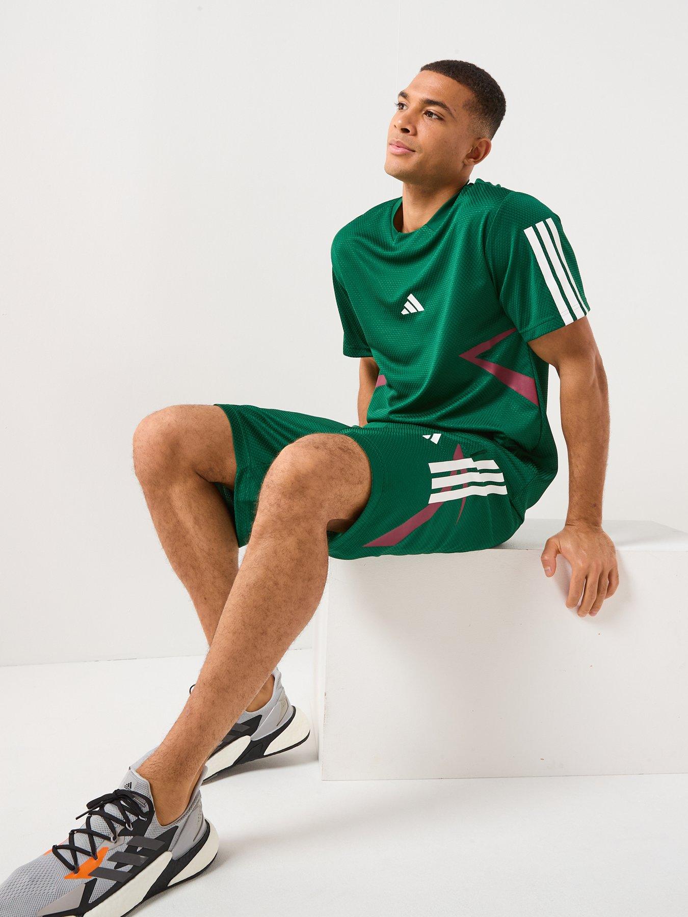 Image 4 of 6 of adidas Sportswear Men's House Of Tiro Nations Pack Shorts - Green