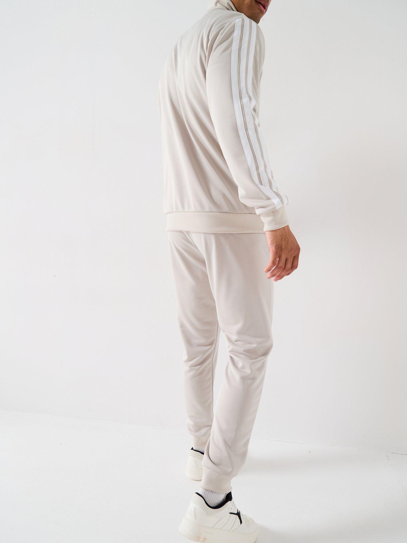 Image 2 of 6 of adidas Sportswear Men's Sportswear 3-stripes French Terry Tracksuit - Grey