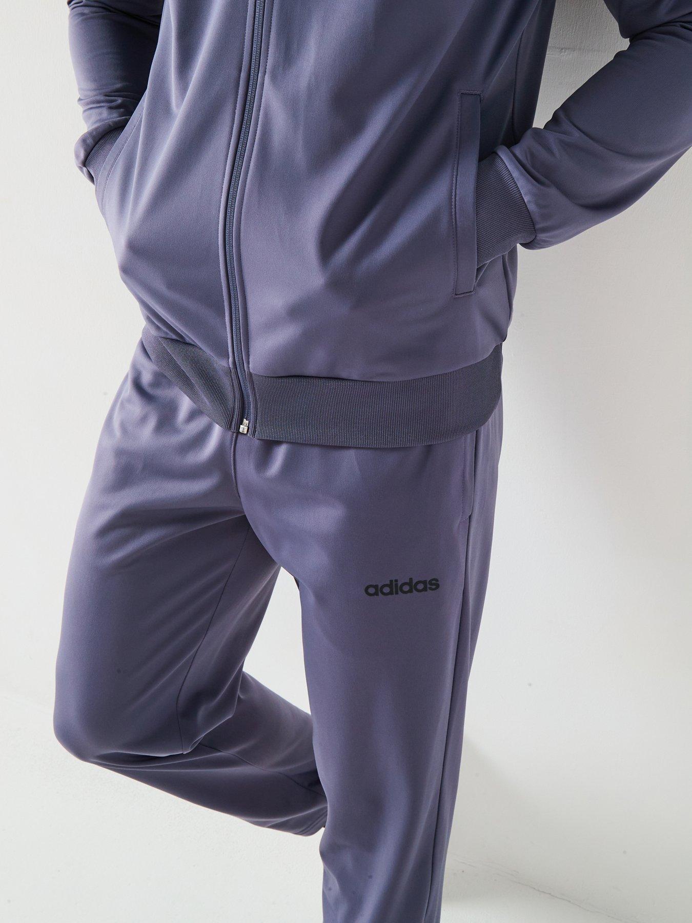 Image 6 of 6 of adidas Sportswear Men's Linear Tracksuit - Purple