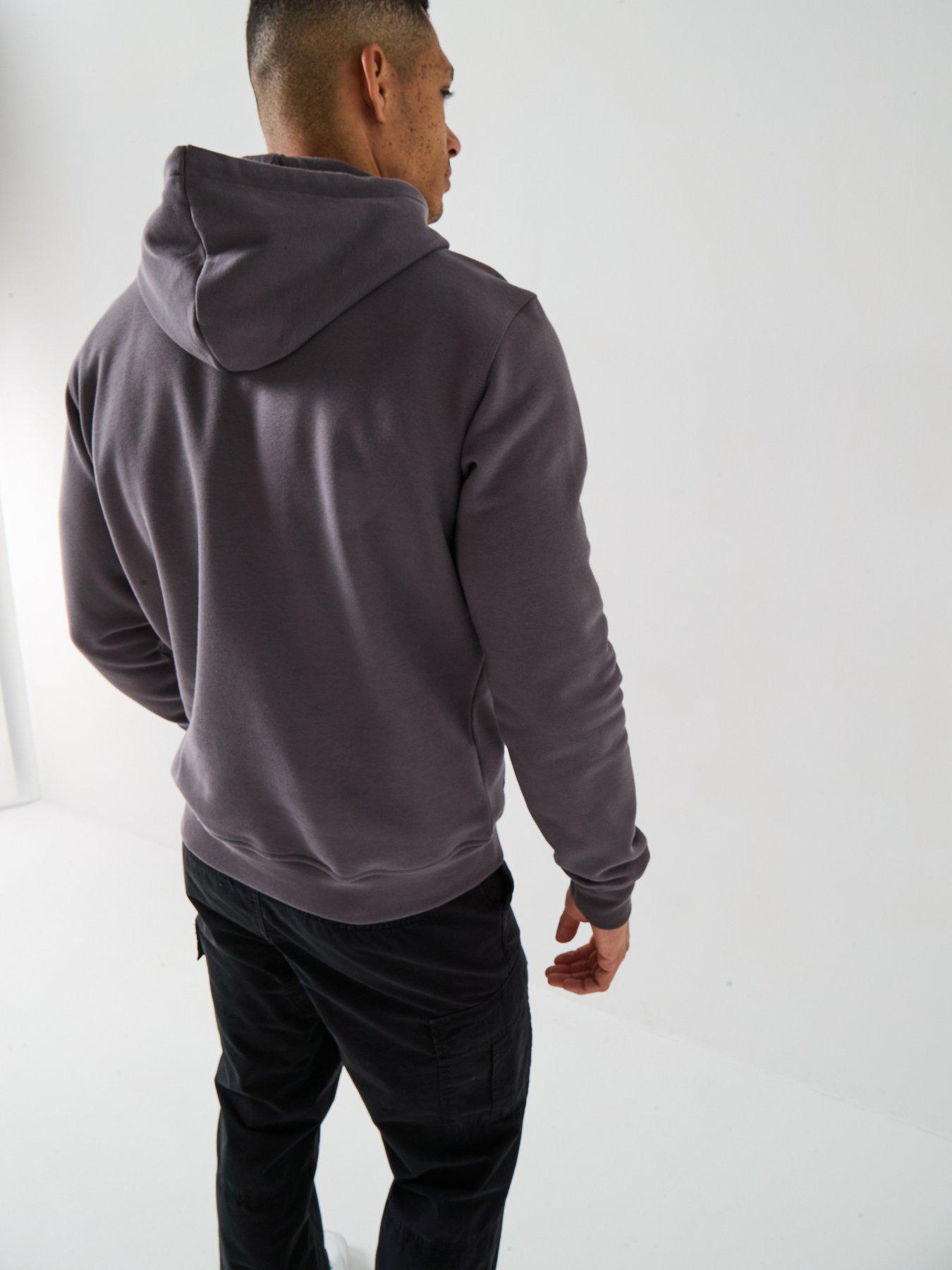 adidas-originals-mens-trefoil-essentials-hoodie-greystillFront