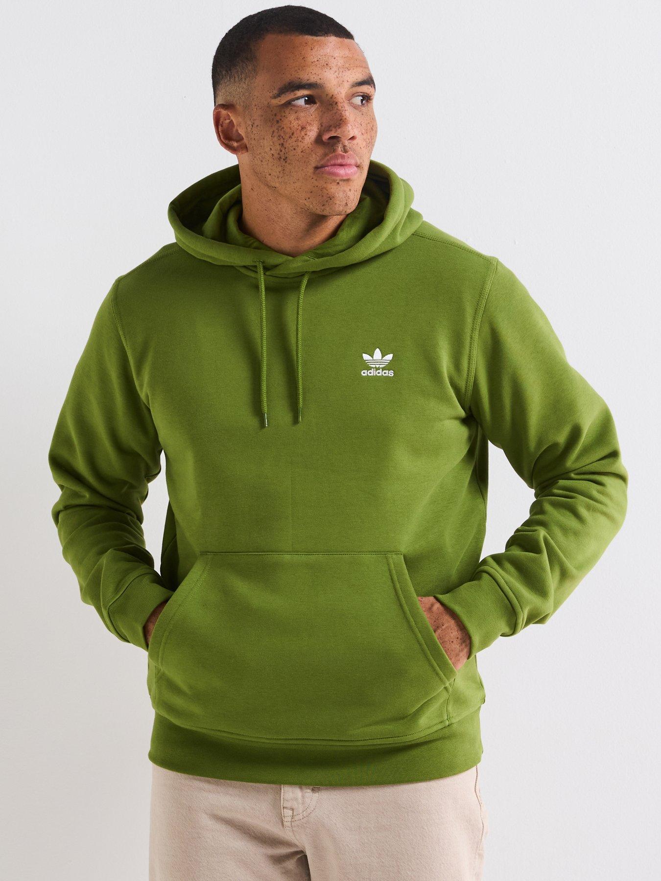 adidas Originals Men's Trefoil Essentials Hoodie - Green