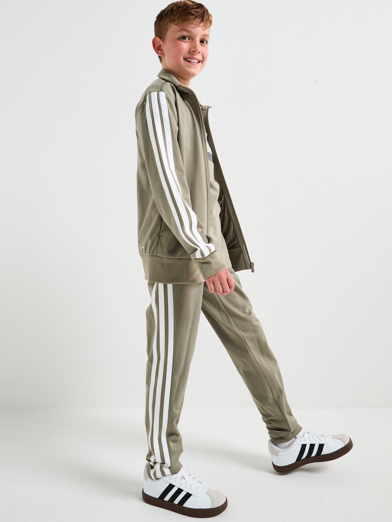 adidas-sportswear-junior-unisex-essentials-climacool-tracksuit--greendetail