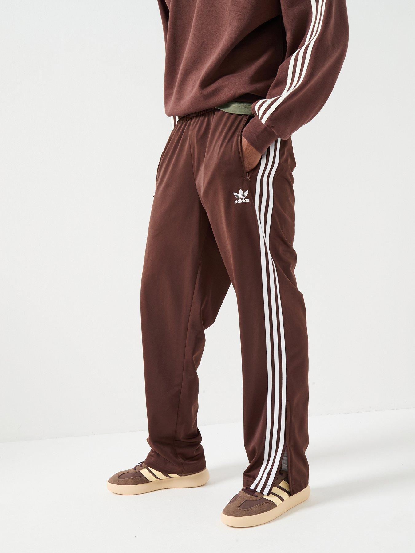 adidas Originals Men's Firebird Adicolor Classics Track Pants - Brown