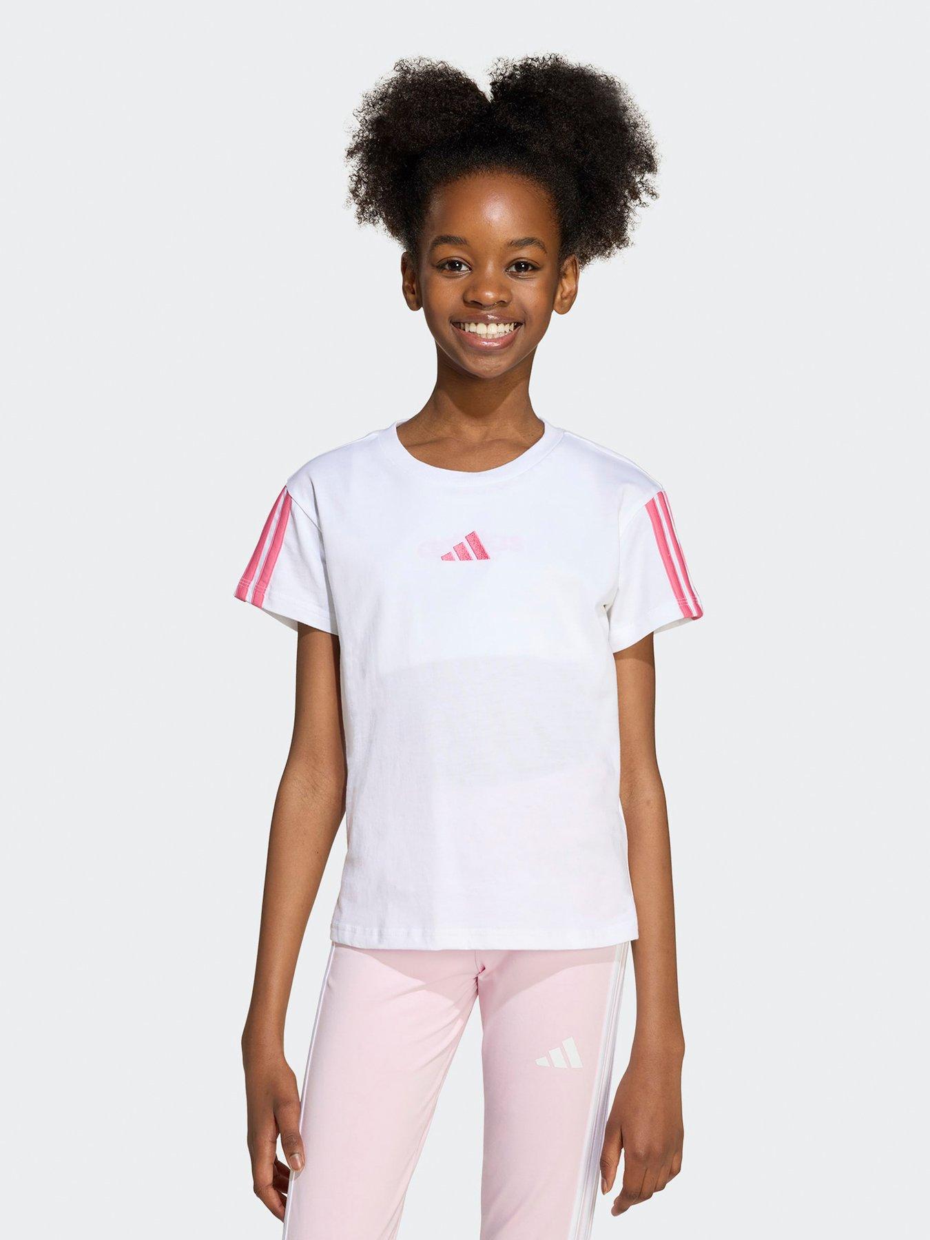 adidas Sportswear Junior Girls Essentials T-Shirt - Pink