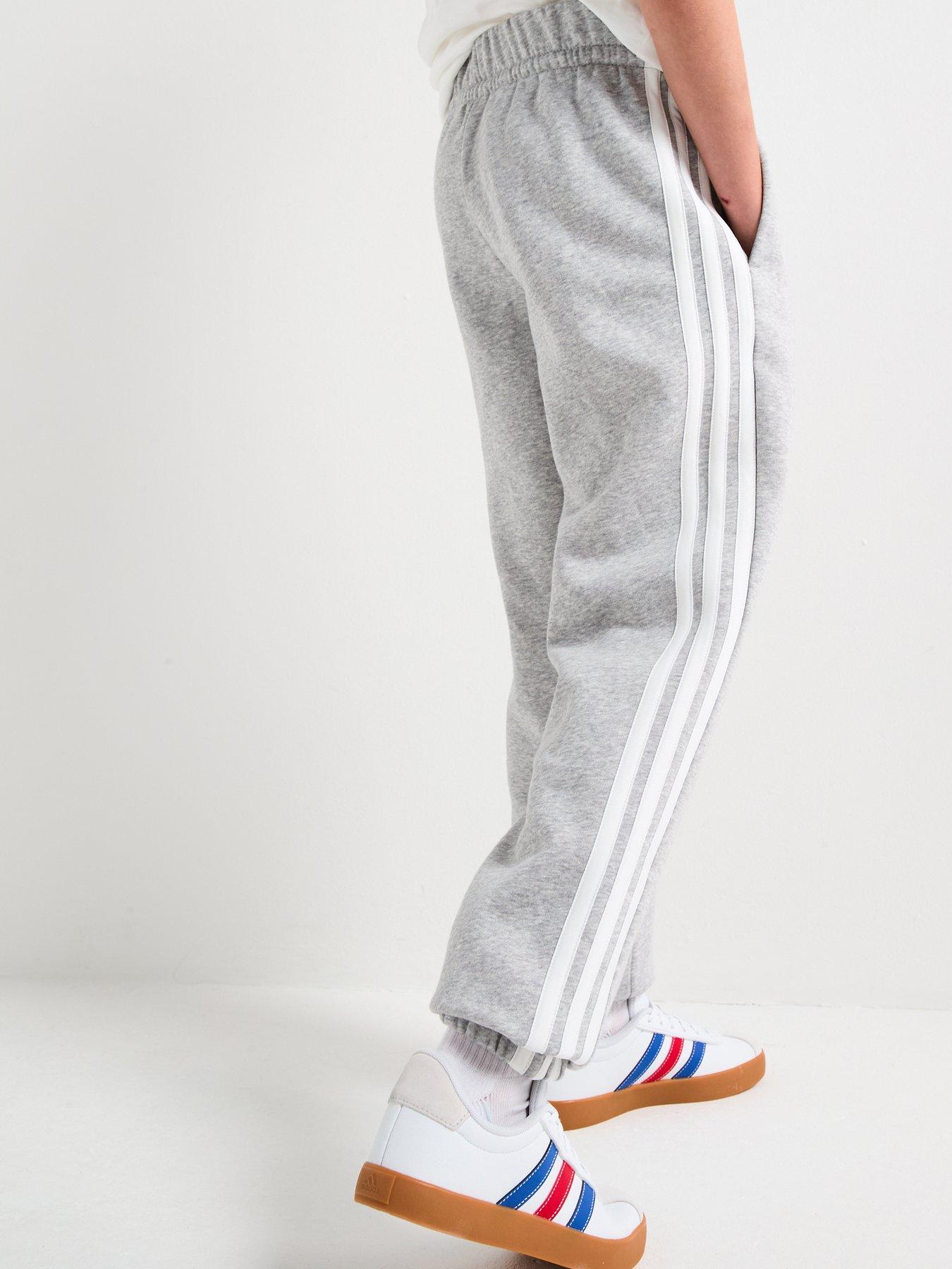 adidas-sportswear-junior-unisex-essentials-joggers-greystillFront